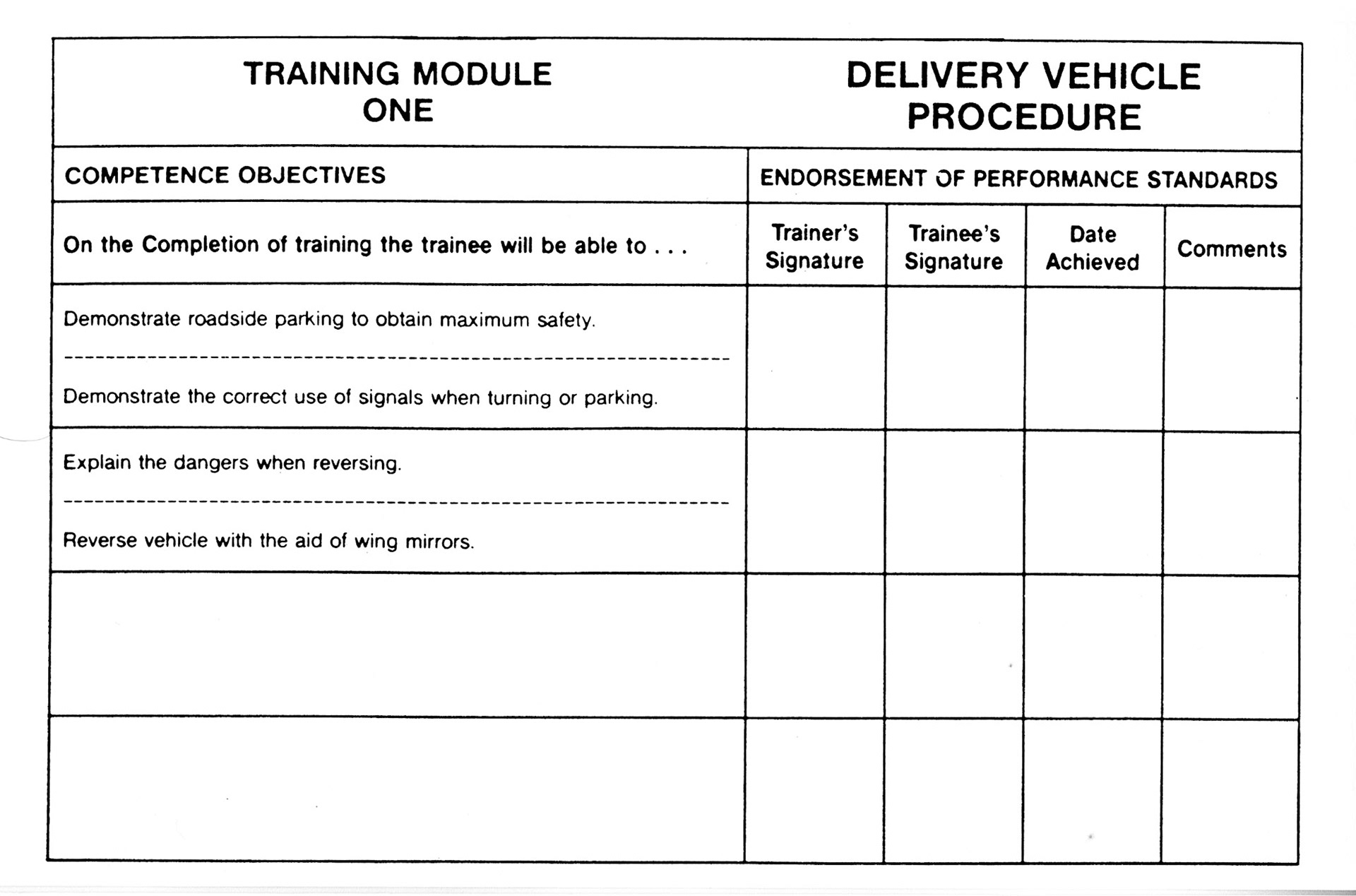 1990's Express/ Dale Farm Rounds Training Manual (Express Dairy Tales)