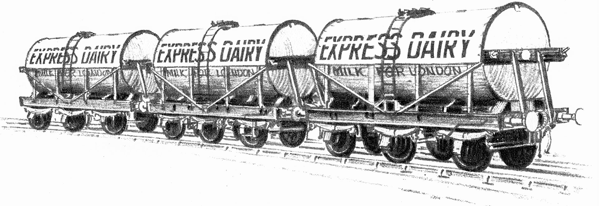 1930 Cricklewood Opening Brochure Illustration-Rail Tanks
