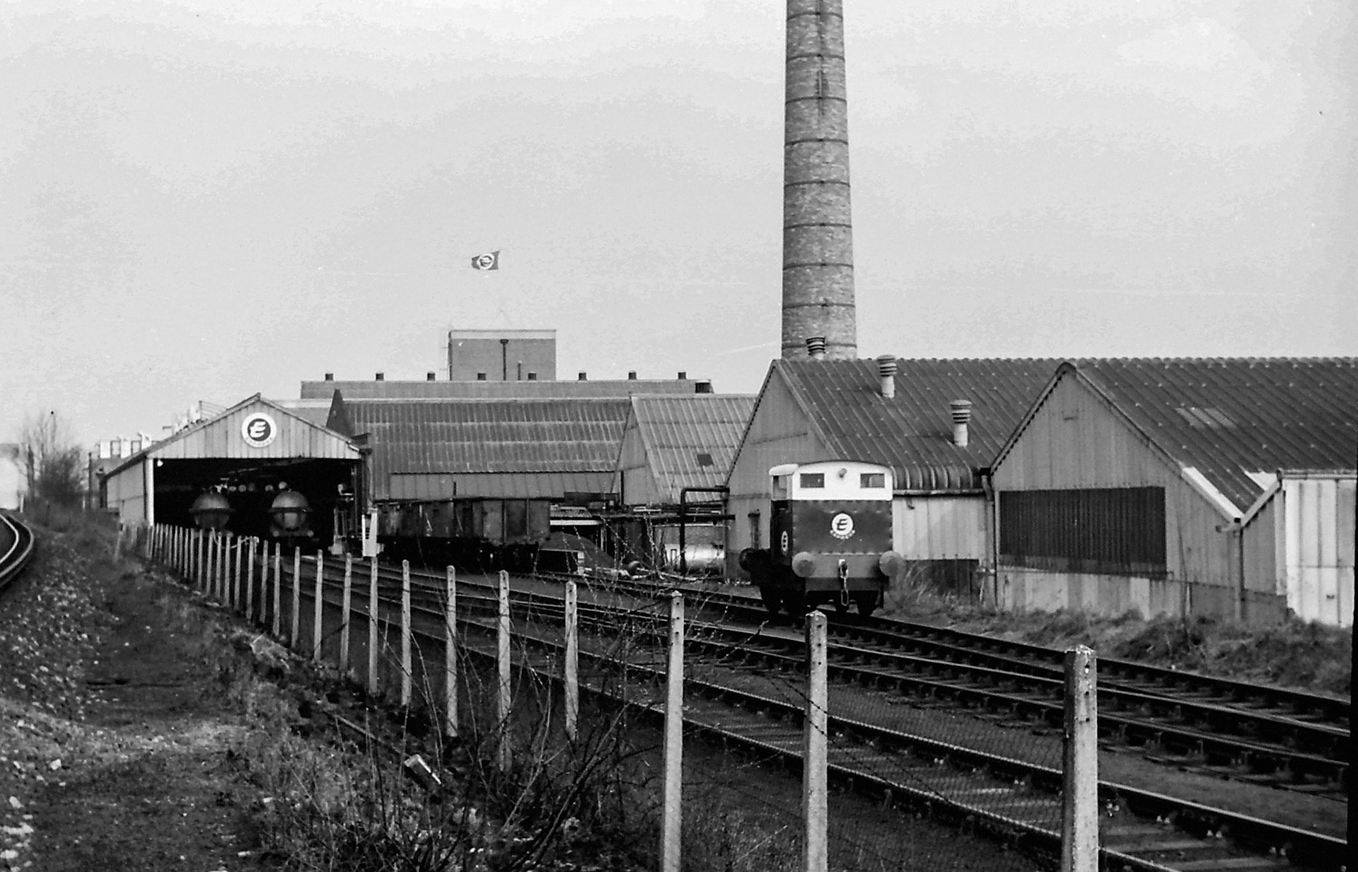 1970's South Morden rail unloading bay in operation. (Photographer Sam Jones)