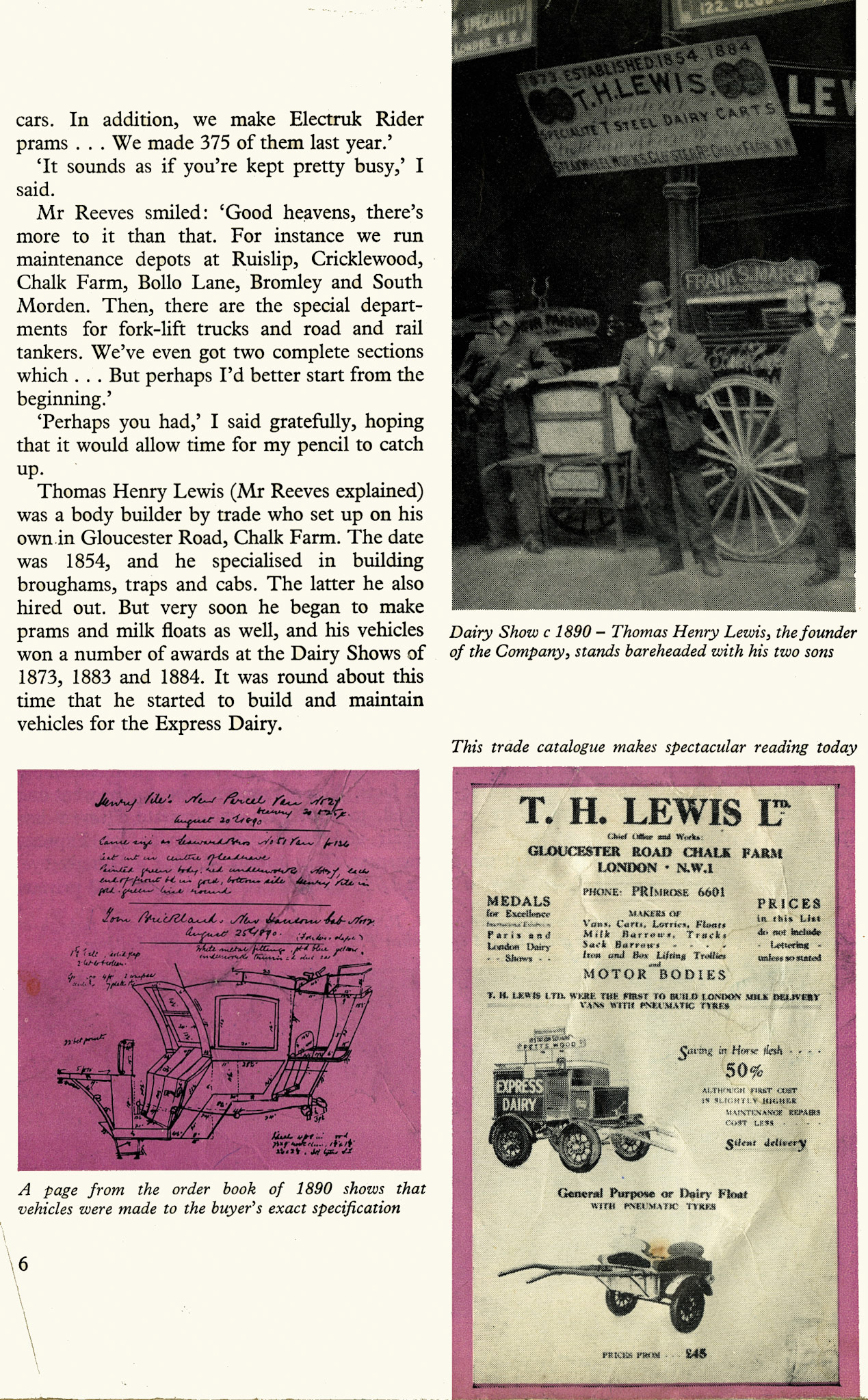 1958, 104 Not Out-T. H. Lewis Limited have been in business for over a century - Page 2 (From Express News 1958-September)