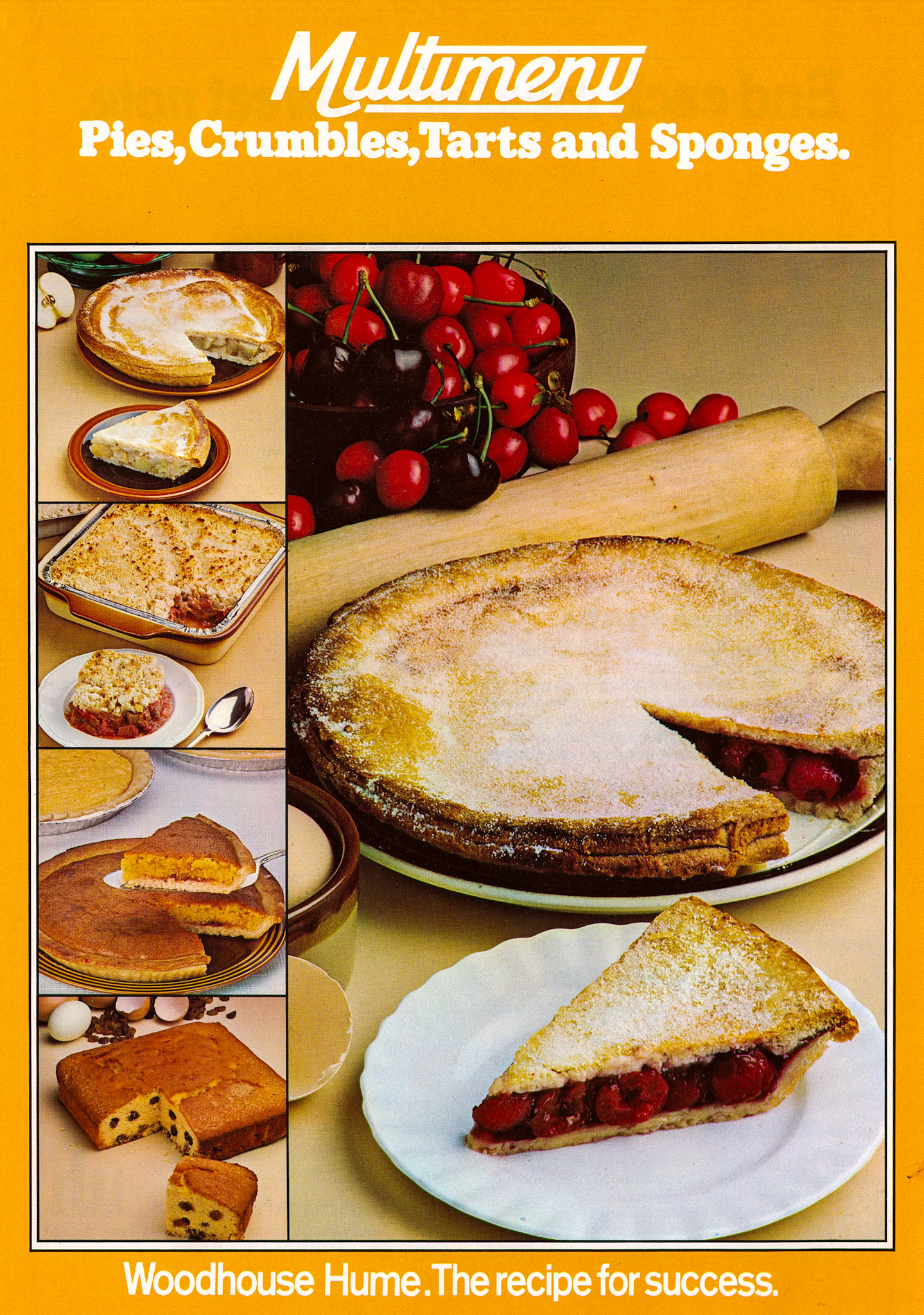 1982 Woodhouse Hume 'Multimenu' brochure, showing product range. (Courtesy John South well)