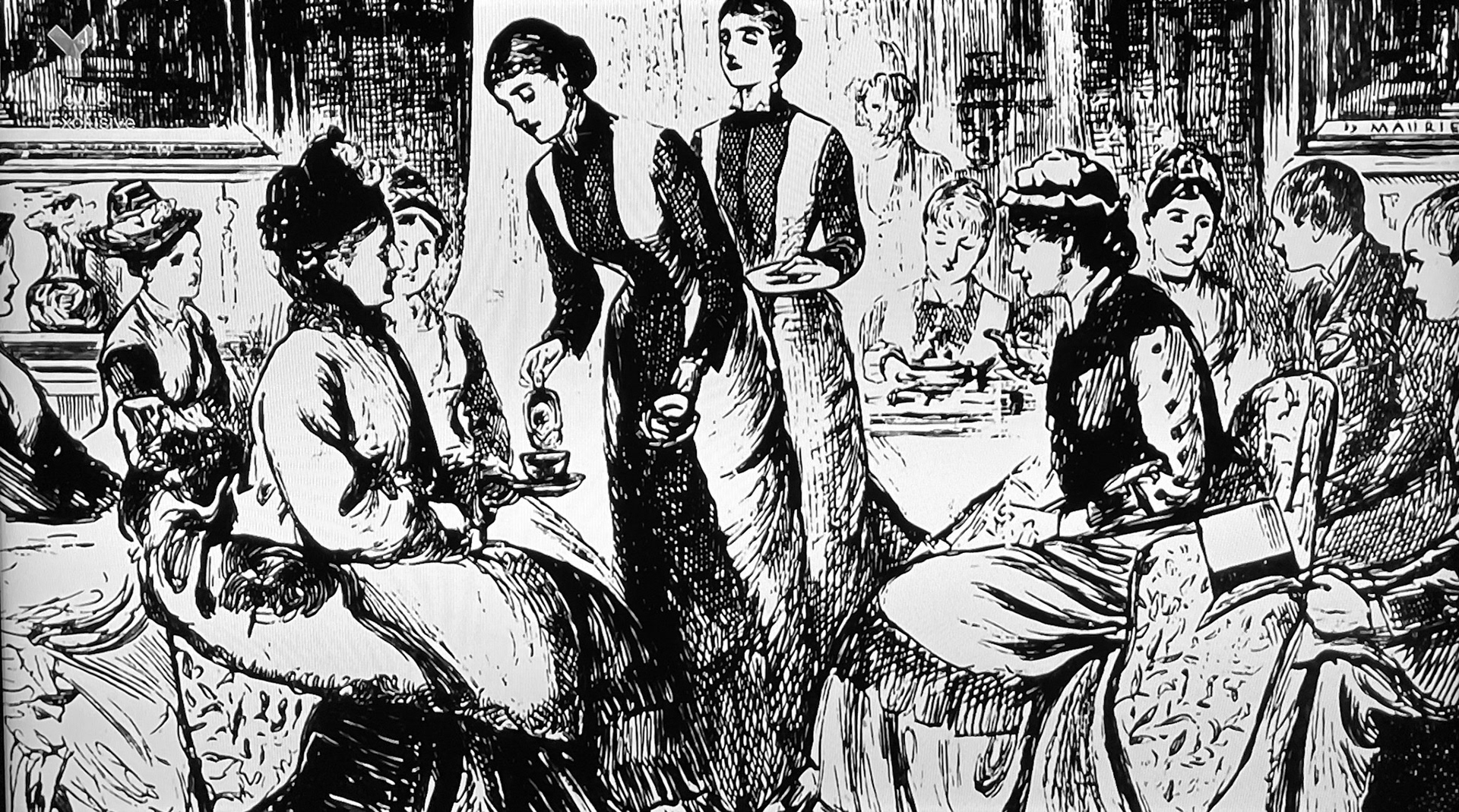 1870's Swiss Cottage station was built for the Metropolitan Railway in 1868, just five years after the London Underground opened in 1863, almost the same time as Express Dairy was founded. Spiers and Pond started in 1858 when they built the ‘Cafe de Paris’ in Australia, and then spotted an opportunity to provide refreshment facilities in London, where they built refreshment rooms around the network. (Stills from Secrets of the London Underground' UKTV)