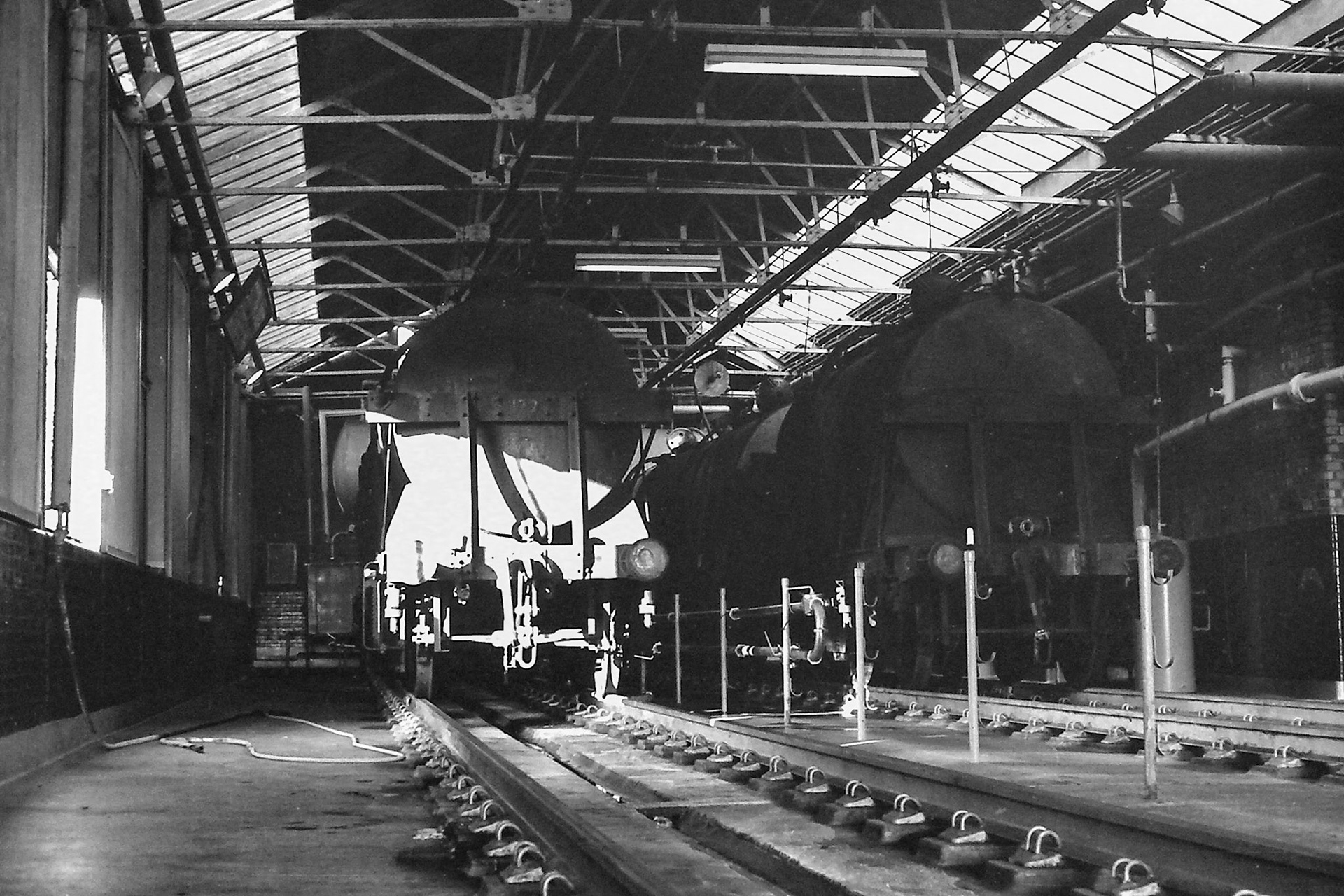 1970's South Morden rail unloading bay in operation. (Photographer Sam Jones)