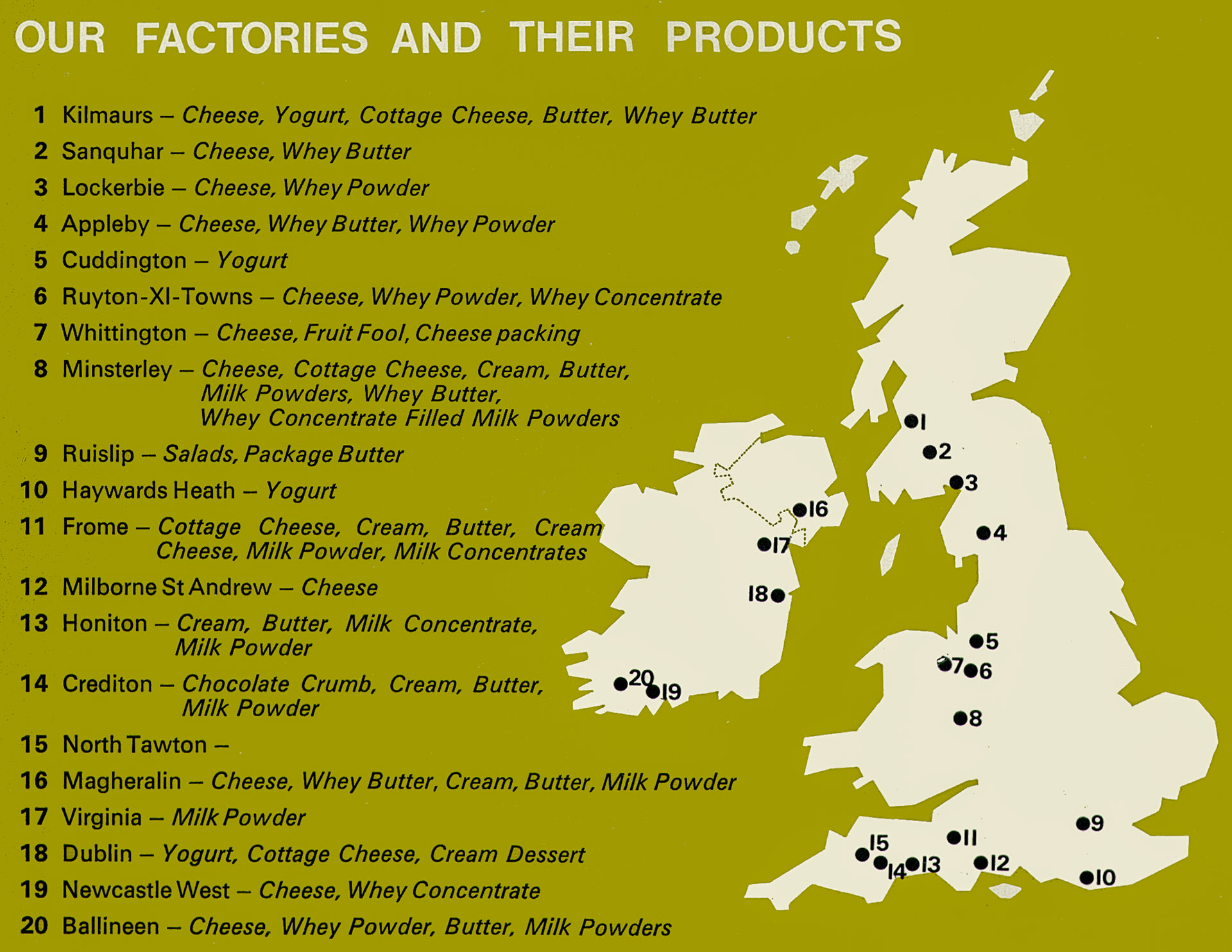 1973 Express Foods factories supplying bulk products. (Express News Spring)