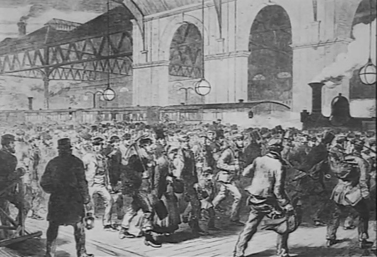 1890s London was expanding into the suburbs, with the expansion of the Underground system, and Express took the opportunity to build a network of suburban branches. (Express 125 Years video still)