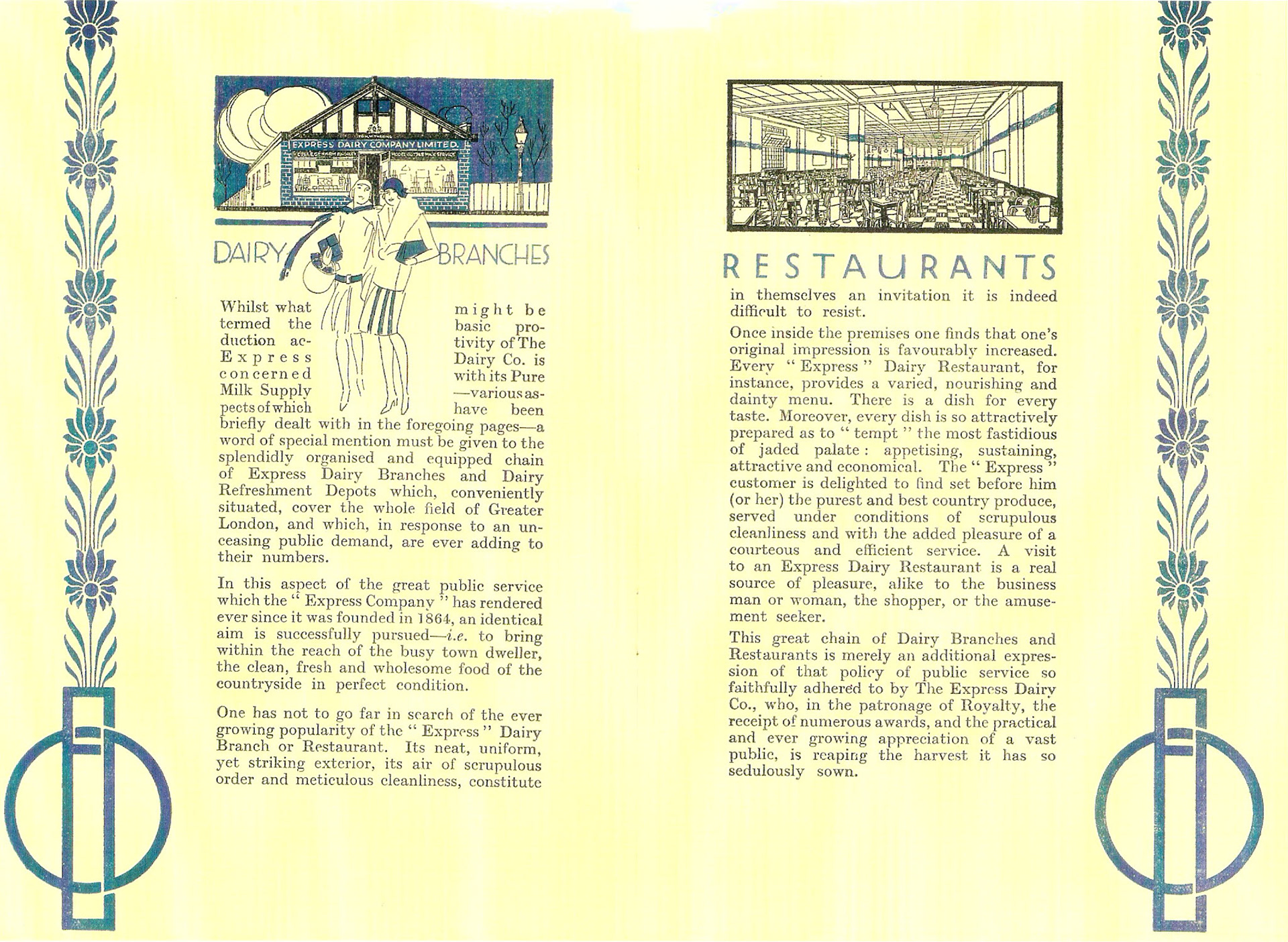 1950's? Retail Depots and Restaurants (Courtesy Paul Luke)