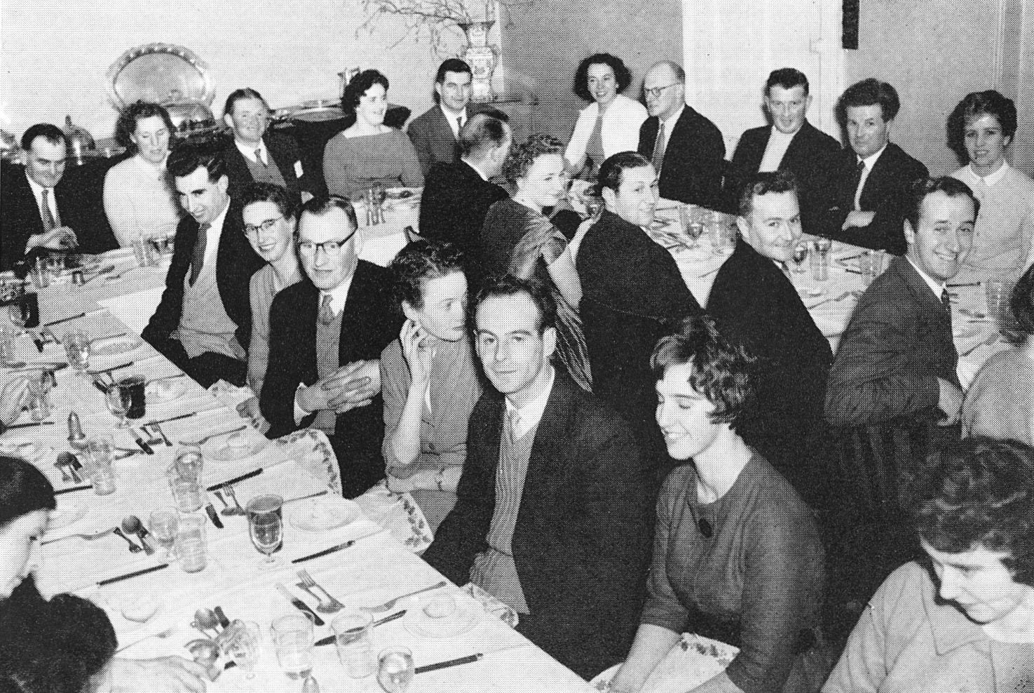 1961 Credition Christmas celebration, manager HW Hoxley