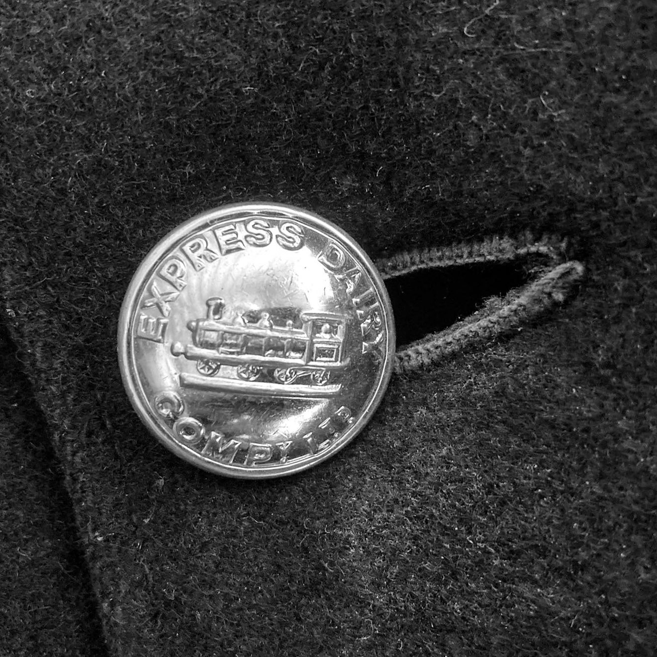 1950's Closeup of button from Appleby driver Arthur Dargue (Courtesy Iain Dargue)