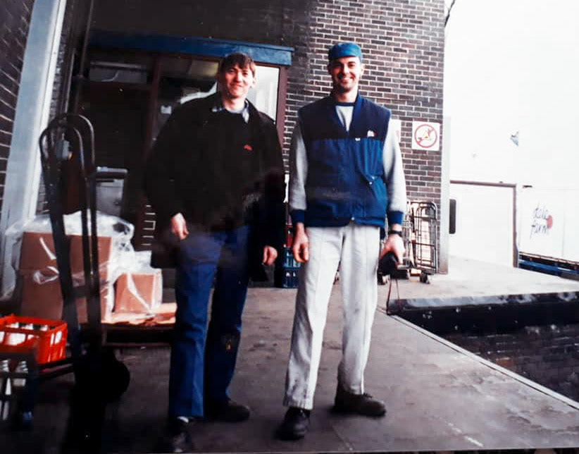 Tarvin. John Glaister comments "John Booth and John Glaister" (Courtesy John Glaister, Old Tarvin FB Group)