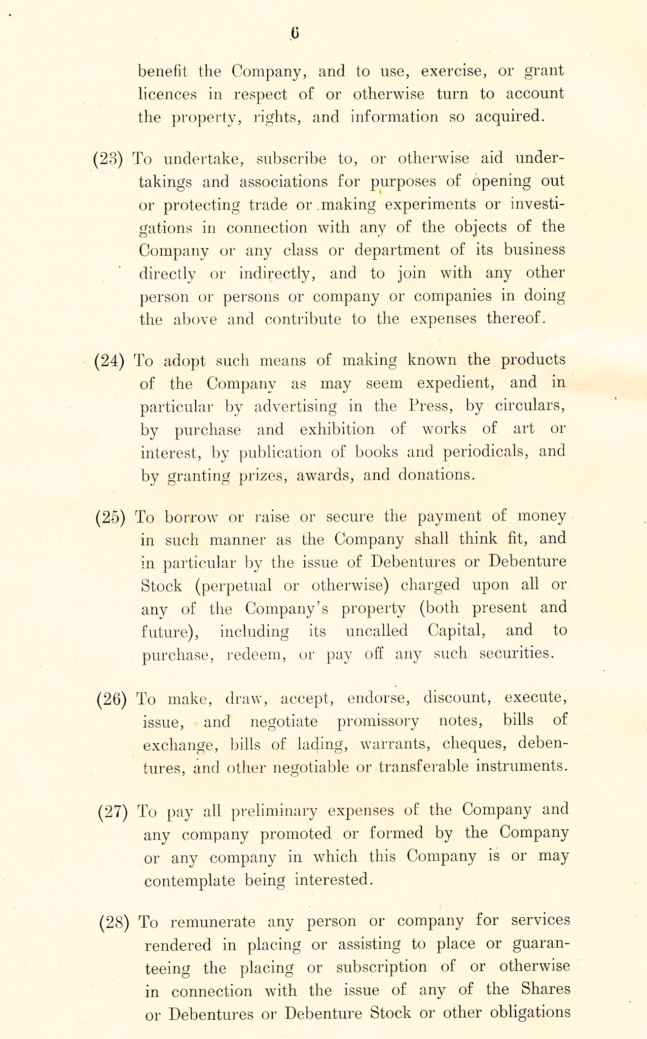 1918 Memorandum of Association for Ruyton Co-operative Dairies, Limited