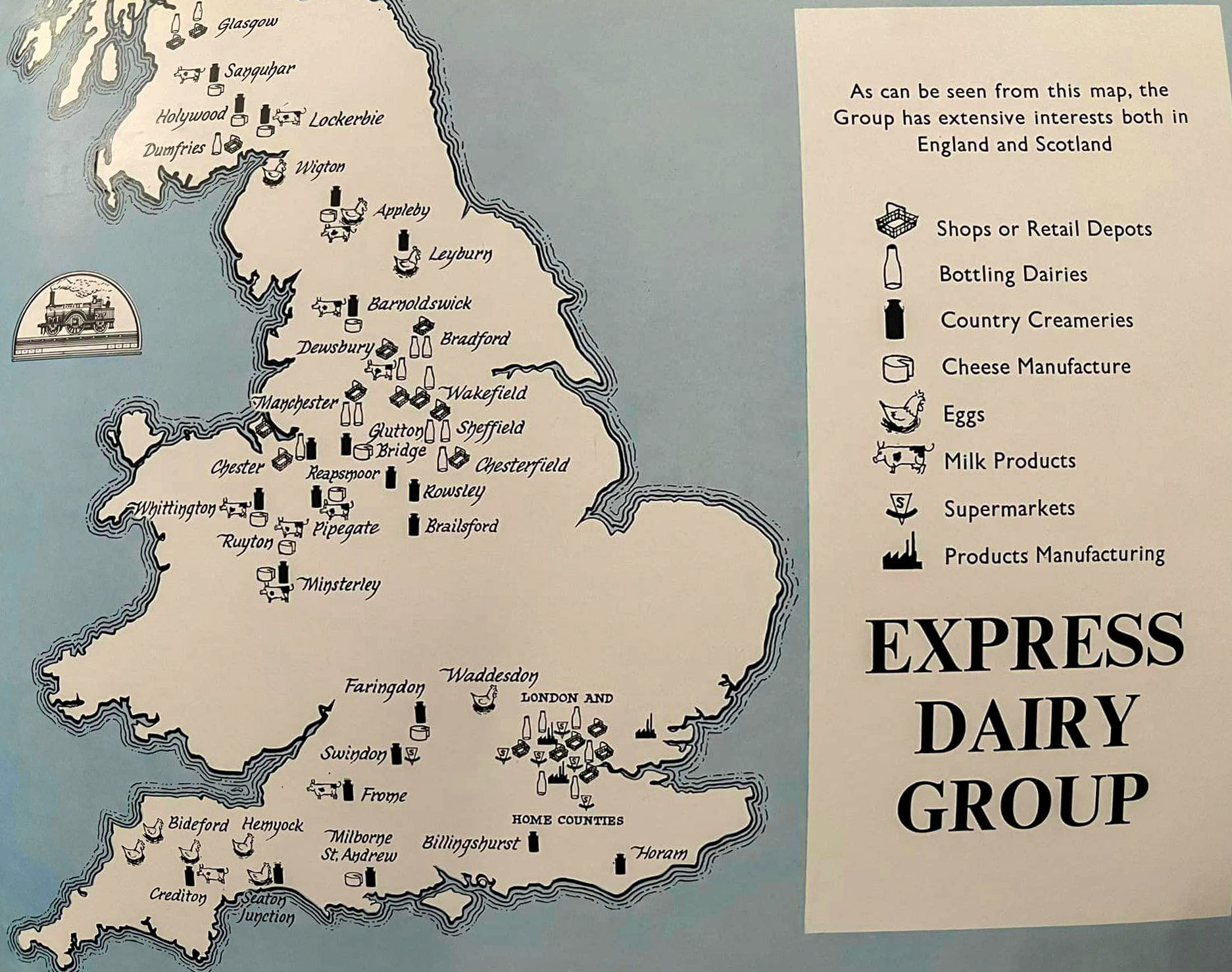 1960? Brochure about the history of Express Dairy (Courtesy Paul Luke)