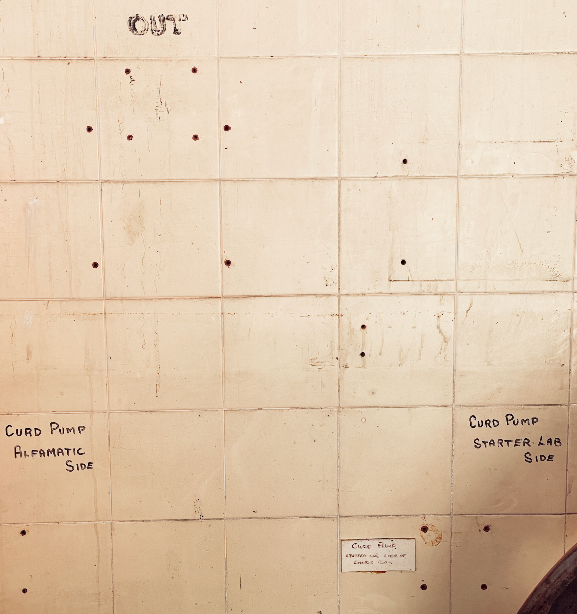 2023 Ruyton Site Location of old pump starters in process area (Tour courtesy Luke Penton)
