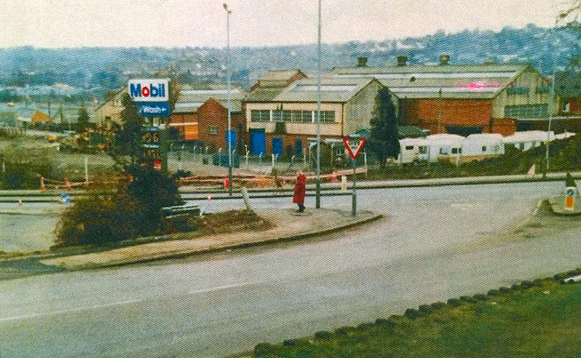 The dairy from the bottom of Peveril Road.  (Courtesy John Cuttriss)