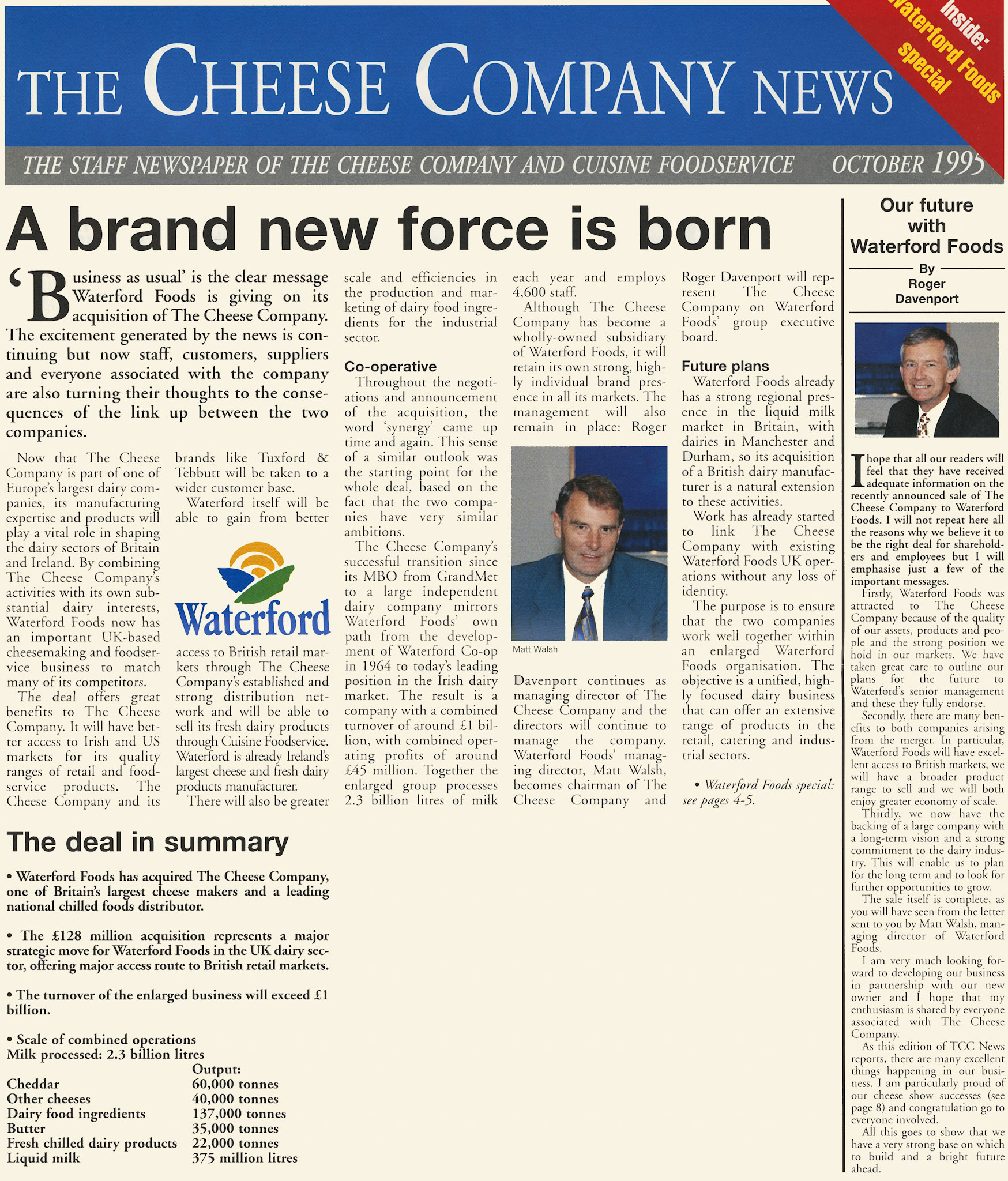 1995 October-The Cheese Company News
