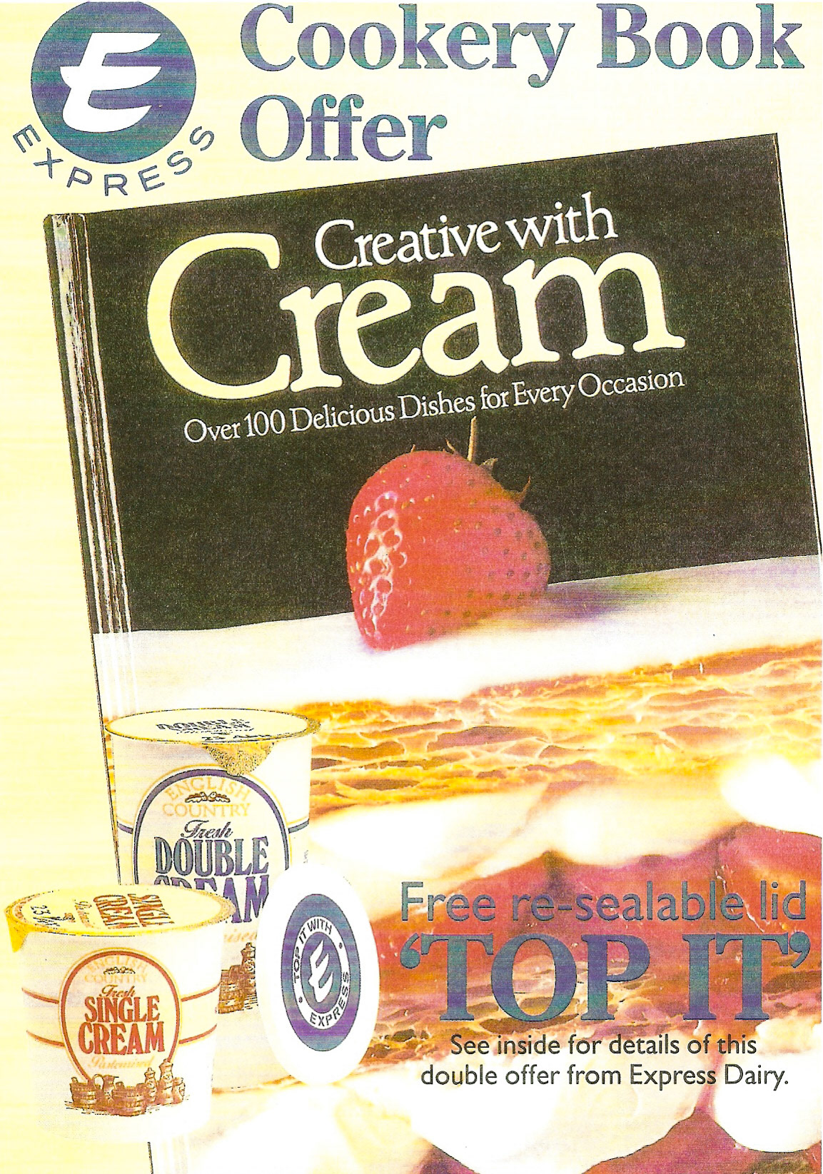 1980's Cream Cooker Book offer (Courtesy Paul Luke)