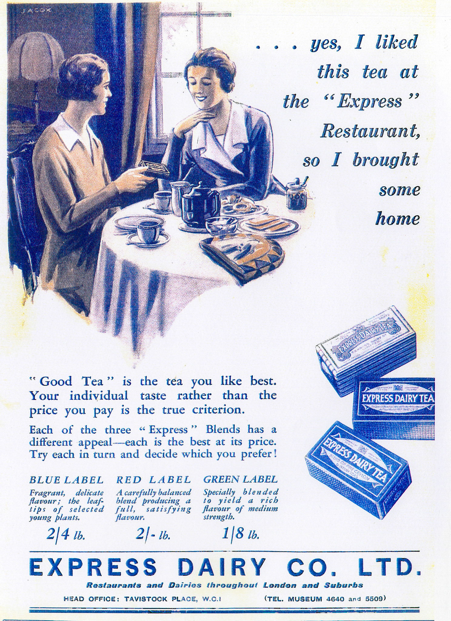 1930s 'Express at your service' brochure. (Courtesy Paul Luke)