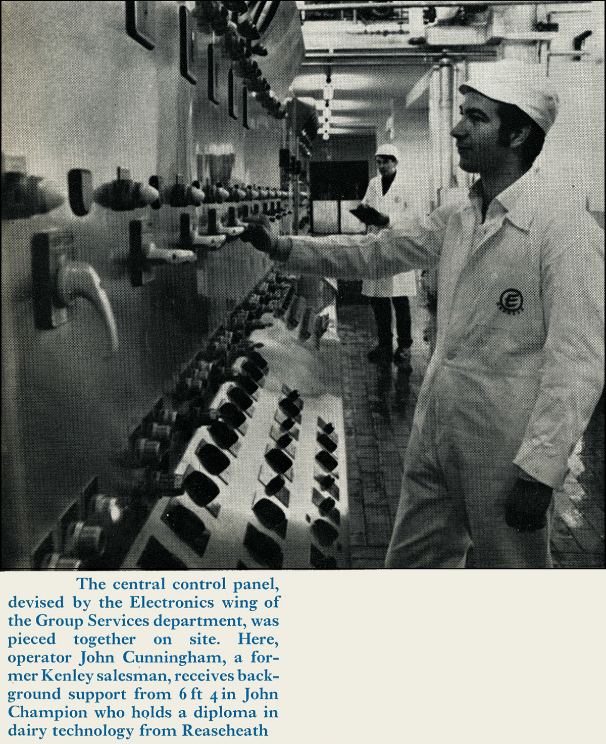 1969 Honiton Creamery, with John Cunningham and John Champion. (Express News Christmas)