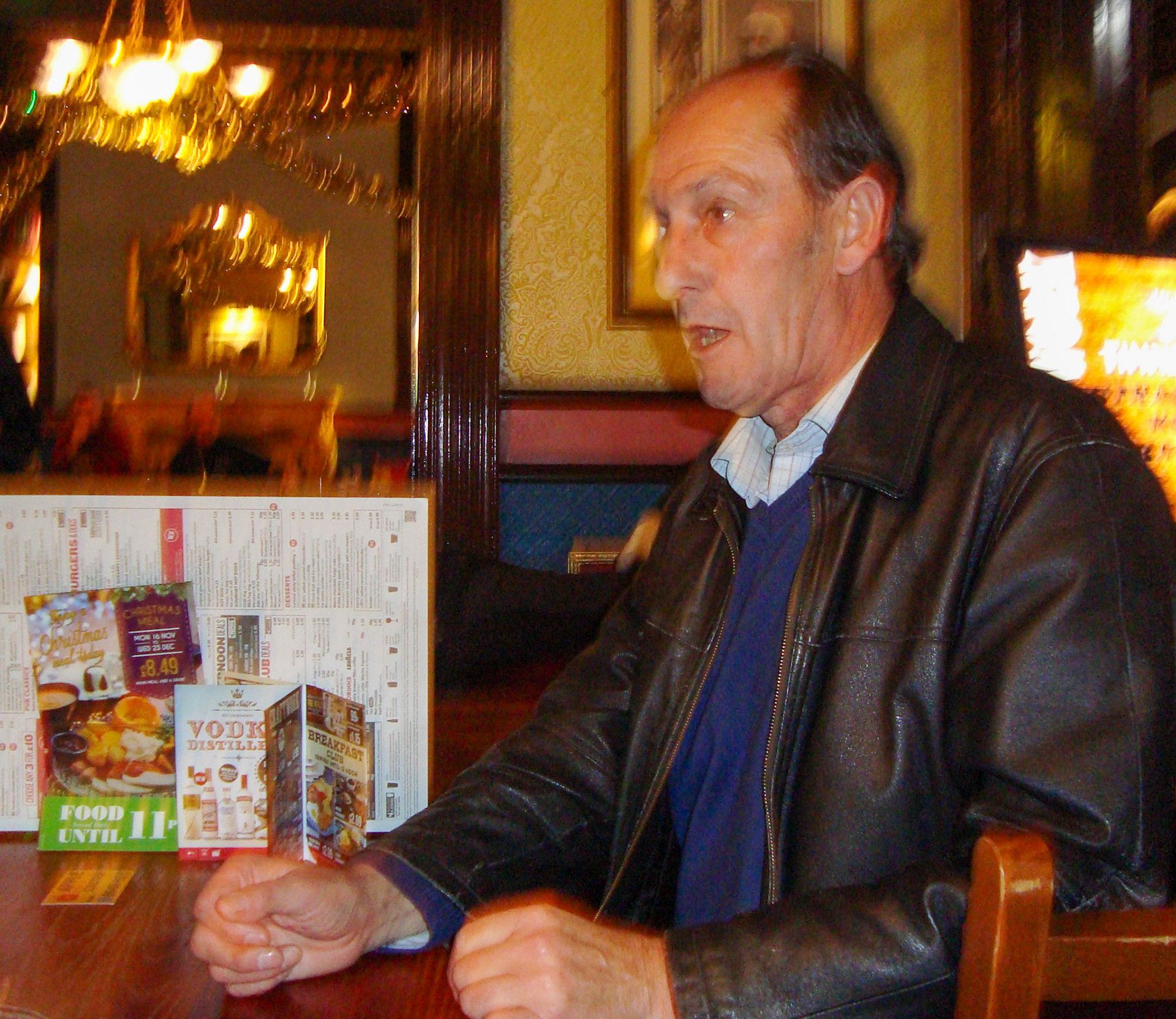 2015 Exeter Staff Reunion. Ray Bridle (roundsman). (Courtesy Phillip Budd)