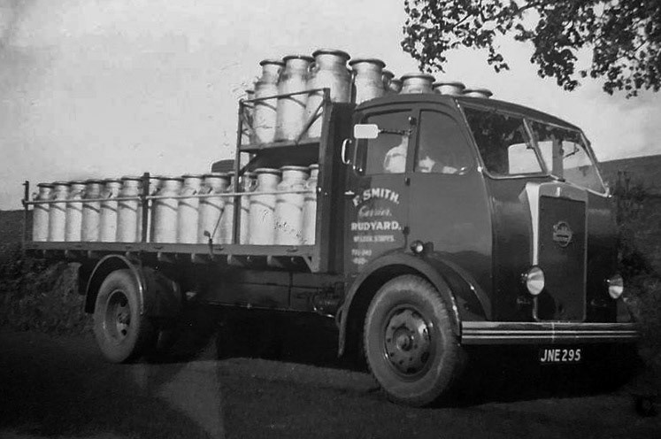 1930's Dobson's Dairy. Martin Billing comments "My grandad's Seddon delivered milk into Dobson's dairy." (Courtesy Martin Billing)