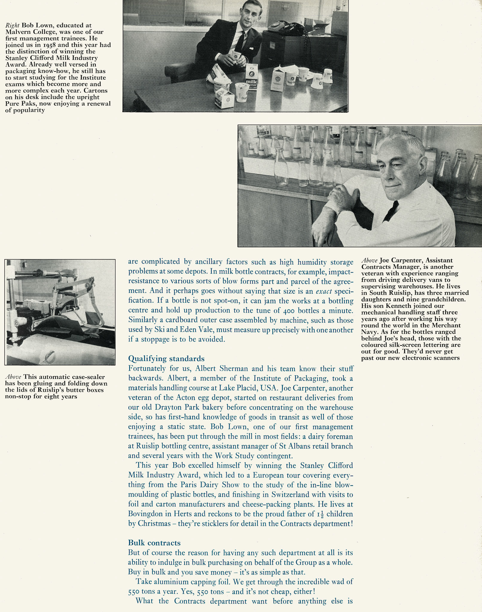 1968 Group Purchasing Dept people and operations. (Express News Christmas)