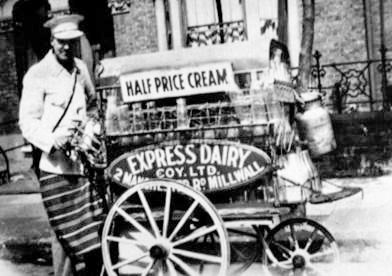 1900's? Half price cream from Millwall Depot(Courtesy Richard Gaylard)