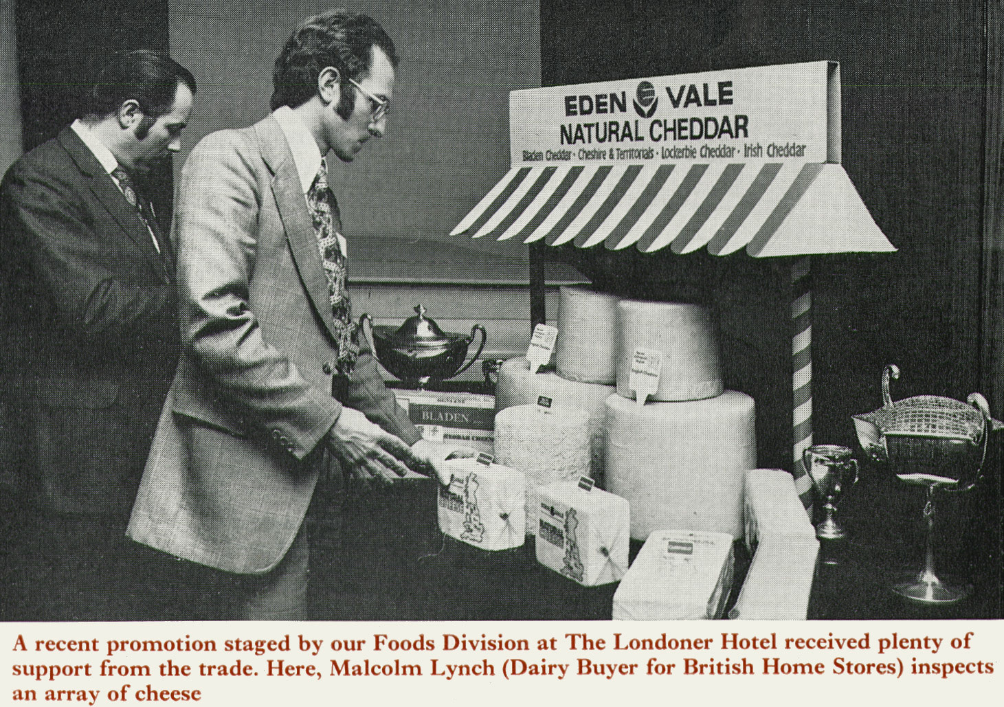 1974 Express cheeses on display at The Londoner Hotel. (Express News Summer)