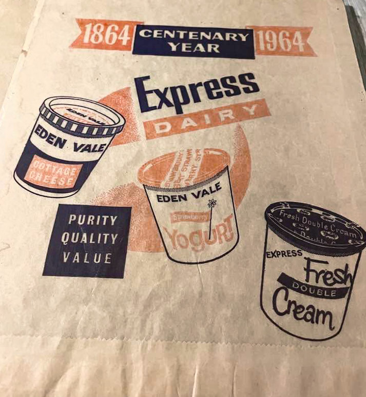 1964 Promotional Shop Paper Bag (Courtesy Leslie Croxford)