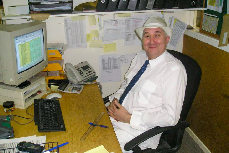 Alan Hardwood (Courtesy Gavin Rainbow, Memories of Woodgate Farms Dairy)