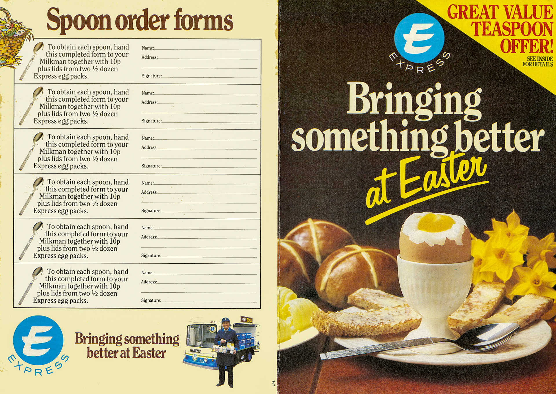 1983 Easter promotion leaflet (Courtesy Paul Luke)