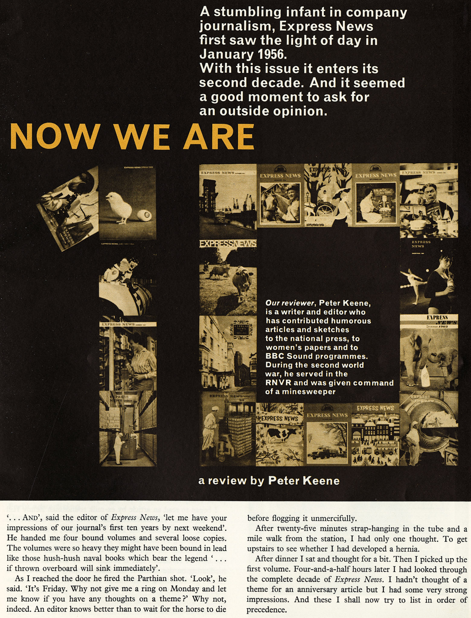 1966 Review of 'Express News' achievements in its first 10 years (Courtesy Beryl Purslove)