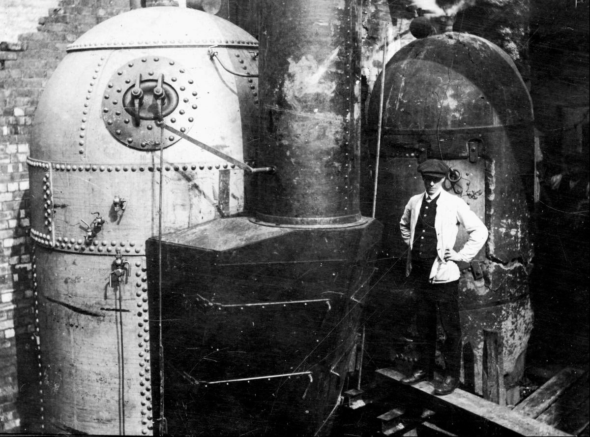 1926 Burgess Creamery, Boiler House, Gartside Street, Manchester (Image courtesy of Manchester Libraries)