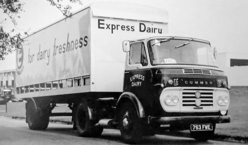 1960's? Commer Truck Reg: 763 FWE, Express Northern (Courtesy Richard Evans)