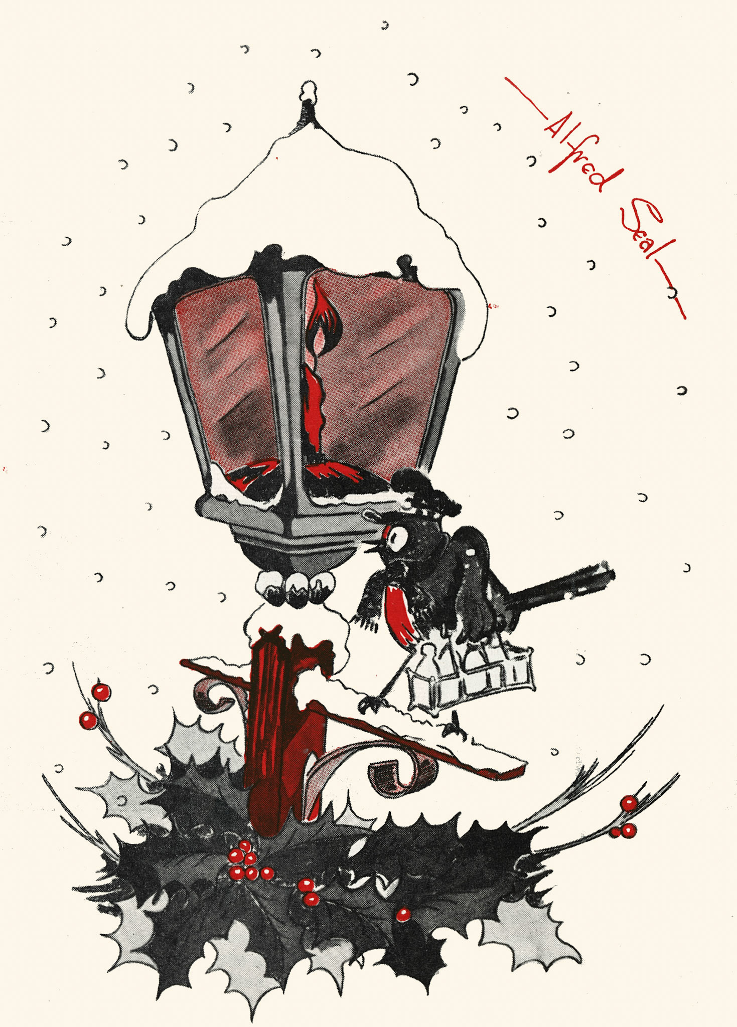 1957 Christmas Card (Express News March)