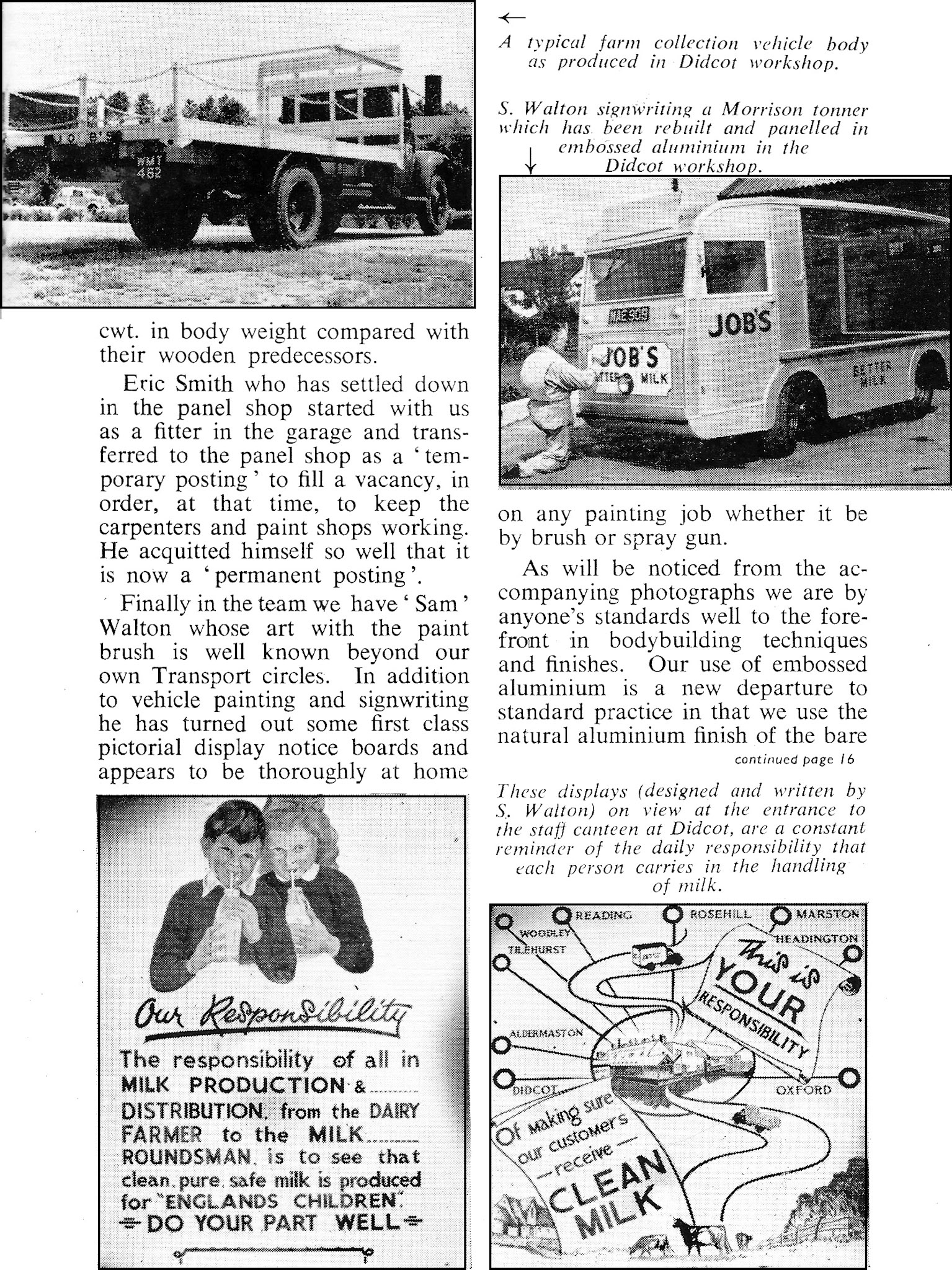 1957 June-Didcot Vehicle Workshops. (Courtesy Book of Job, Roberts Foundation)