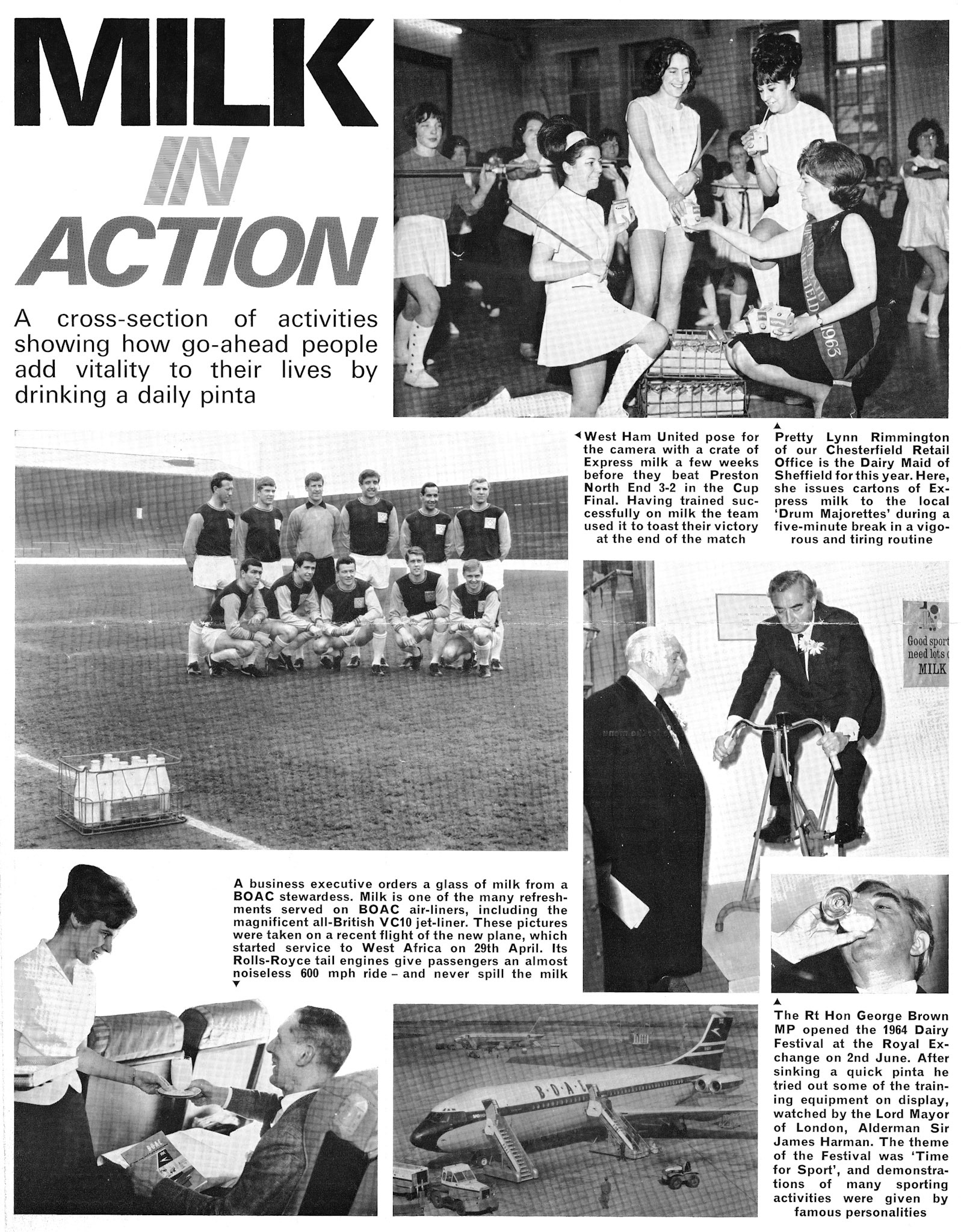 1964 August 'Express Extra' newsletter in anniversary year, as Express News was a special edition. (Courtesy Paul Luke)