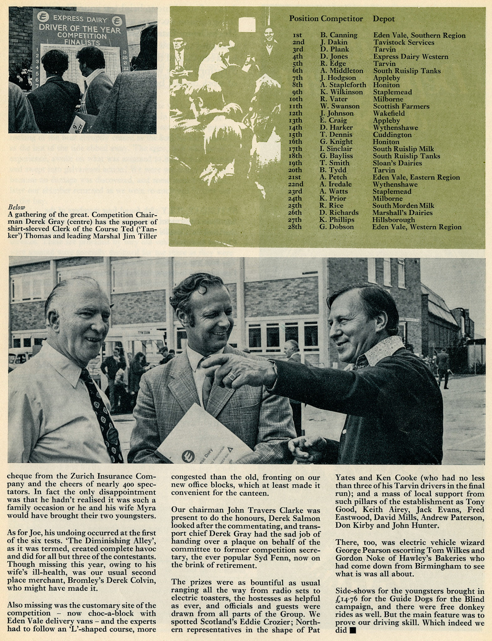 1973 Driver of the Year Competition at South Ruislip