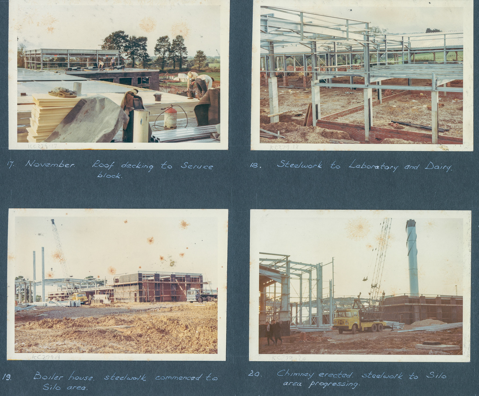1968 A Photographic Record of the Construction of the Creamery (Courtesy Allhallows Museum, Honiton)