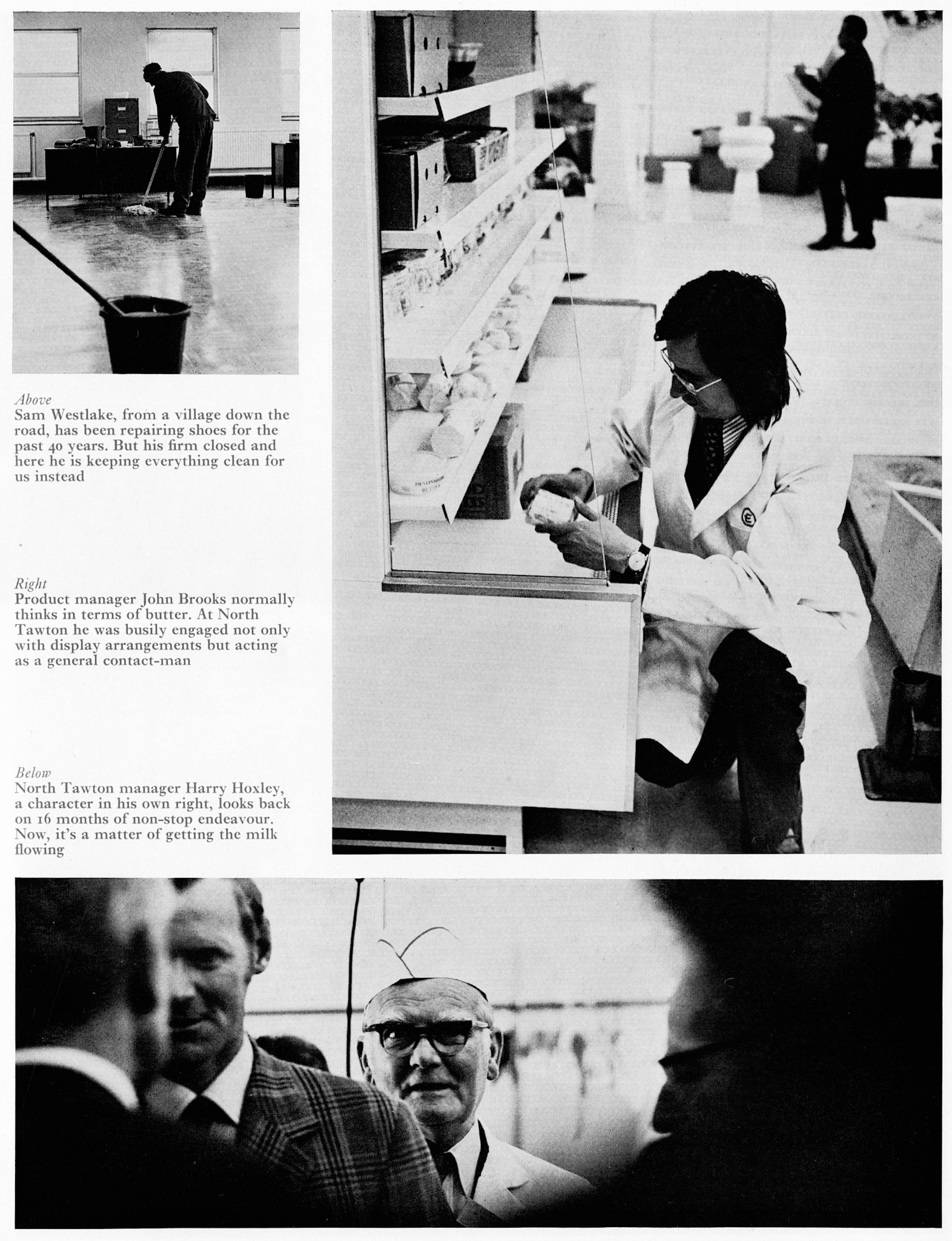 1974 Official opening of North Tawton