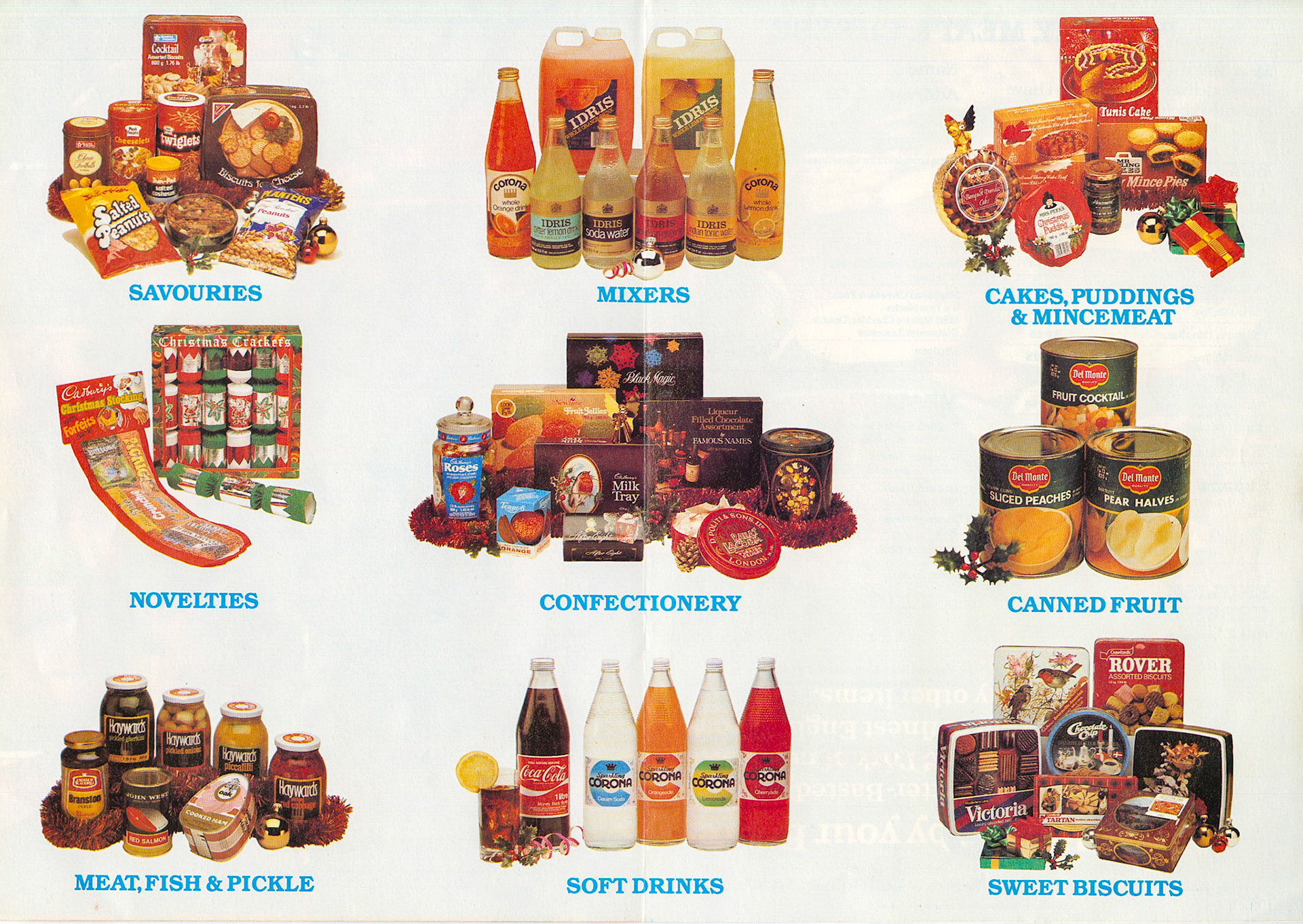 1982 Christmas Hamper leaflets (Courtesy Paul Luke)