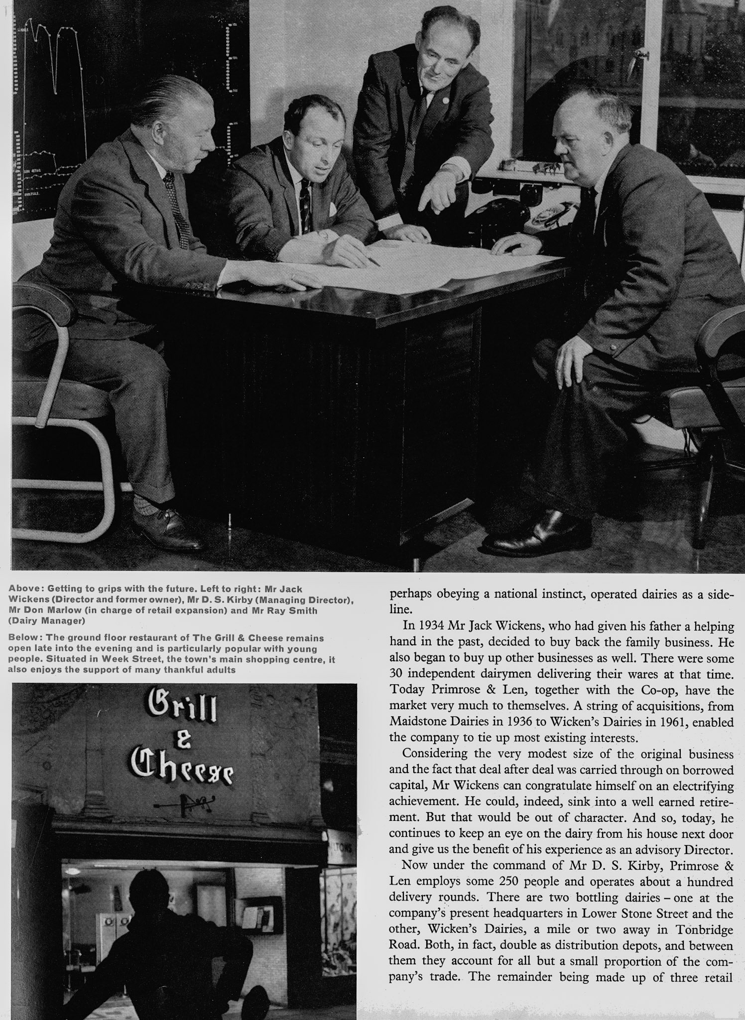 1965 The story of Primrose and Len at Maidstone. (Express News Summer/Autumn)