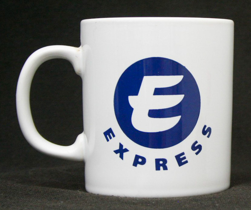 Express and Unigate mugs. Mark Hudson comments "These two brands were household names in London and the southern half of England through the seventies and eighties!" (Courtesy Mark Hudson, Real Diggers FB Group)