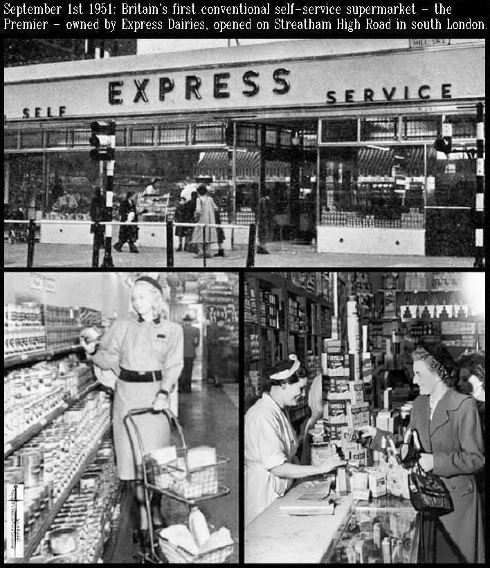 1951 Streatham Supermarket (Courtesy Ian A Biddell)