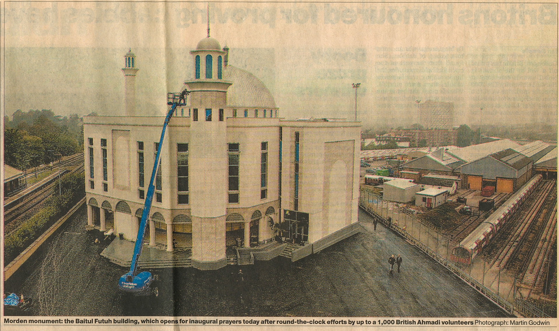 2003 Conversion of South Morden Dairy into a mosque