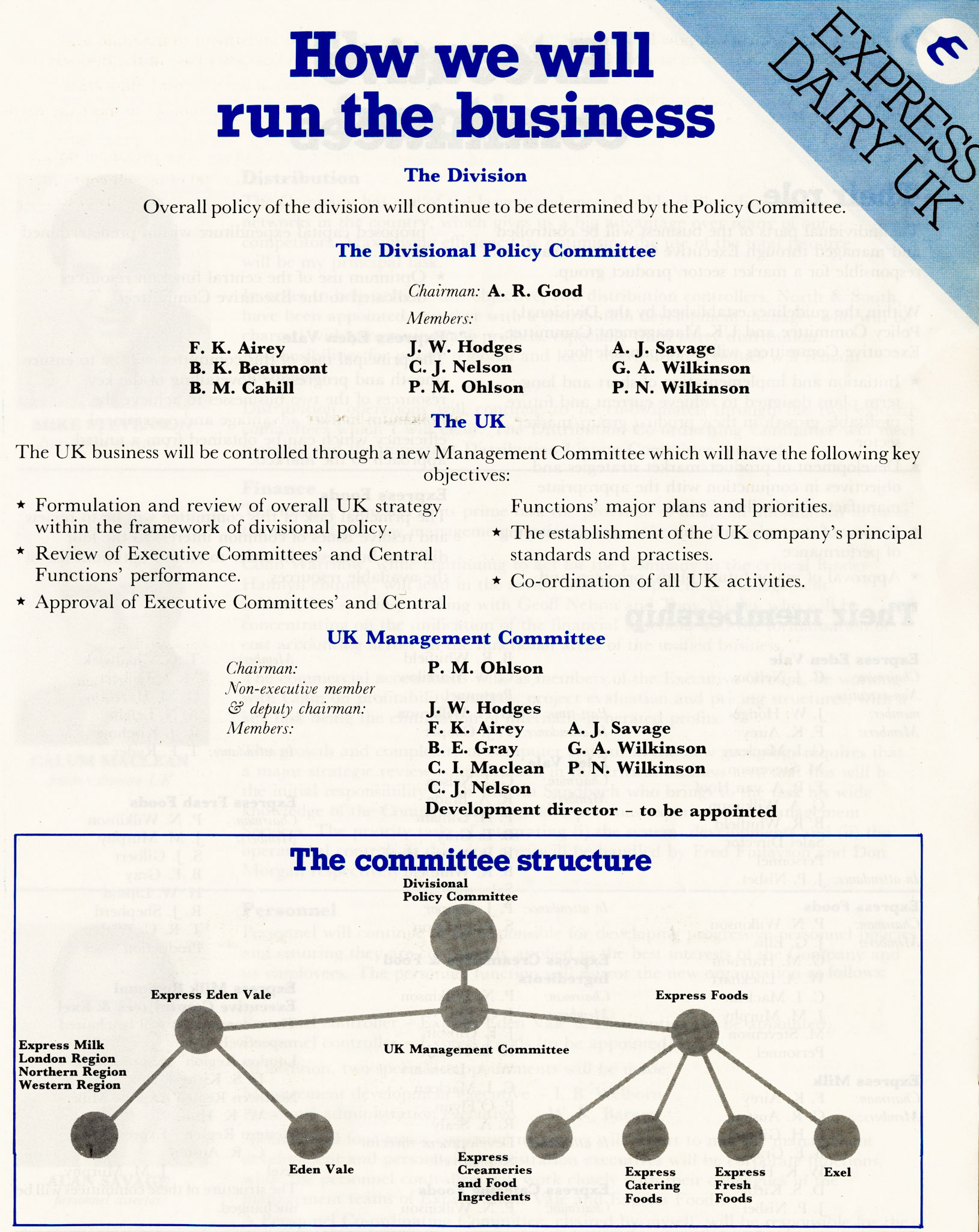 1982 “Taking shape for the 80’s” Brochure (Courtesy Tim Gray)