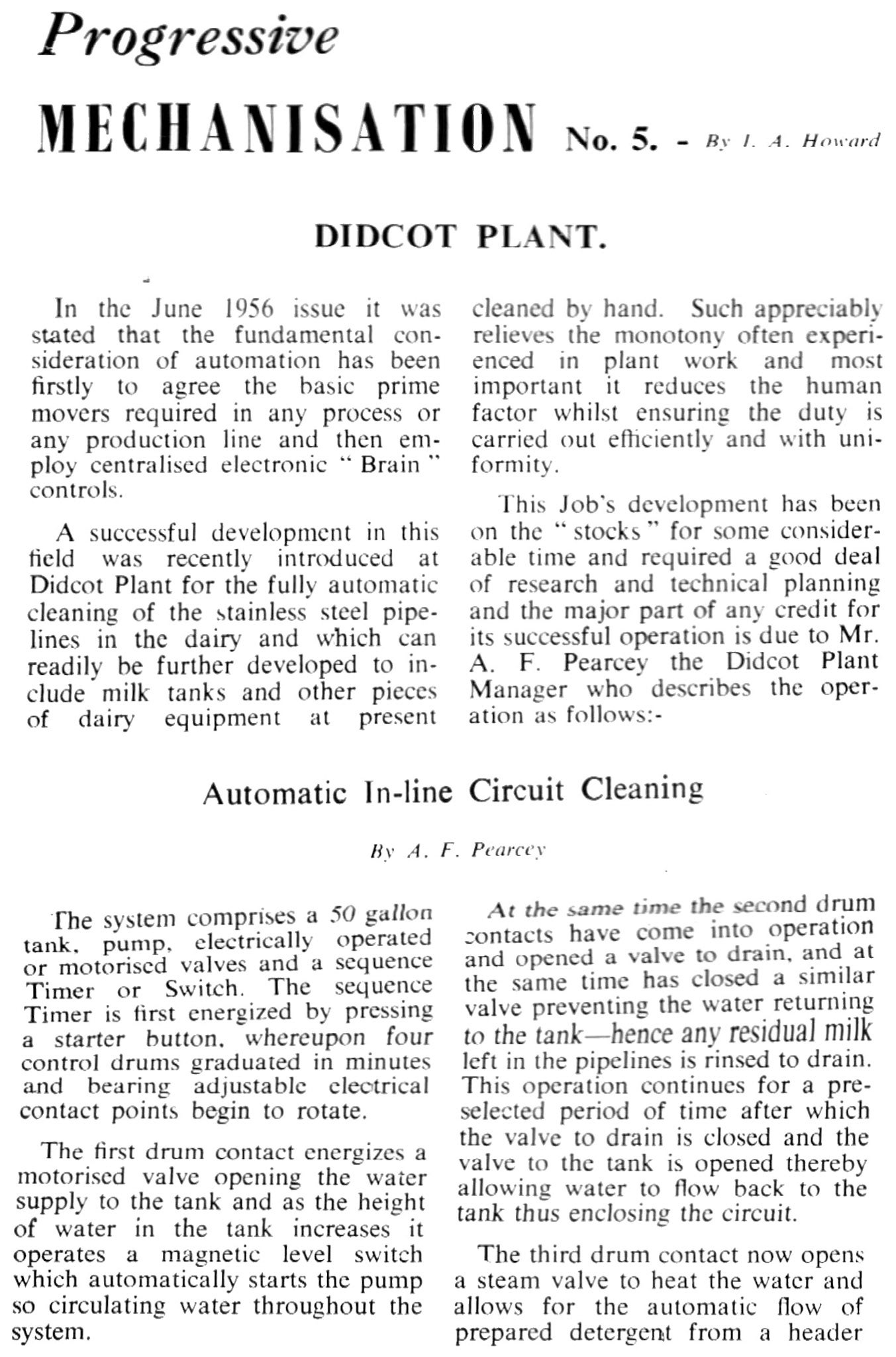 1957 June-'Mechanisation' at Job's Dairy at Didcot-CIP (Courtesy Book of Job, Roberts Foundation)