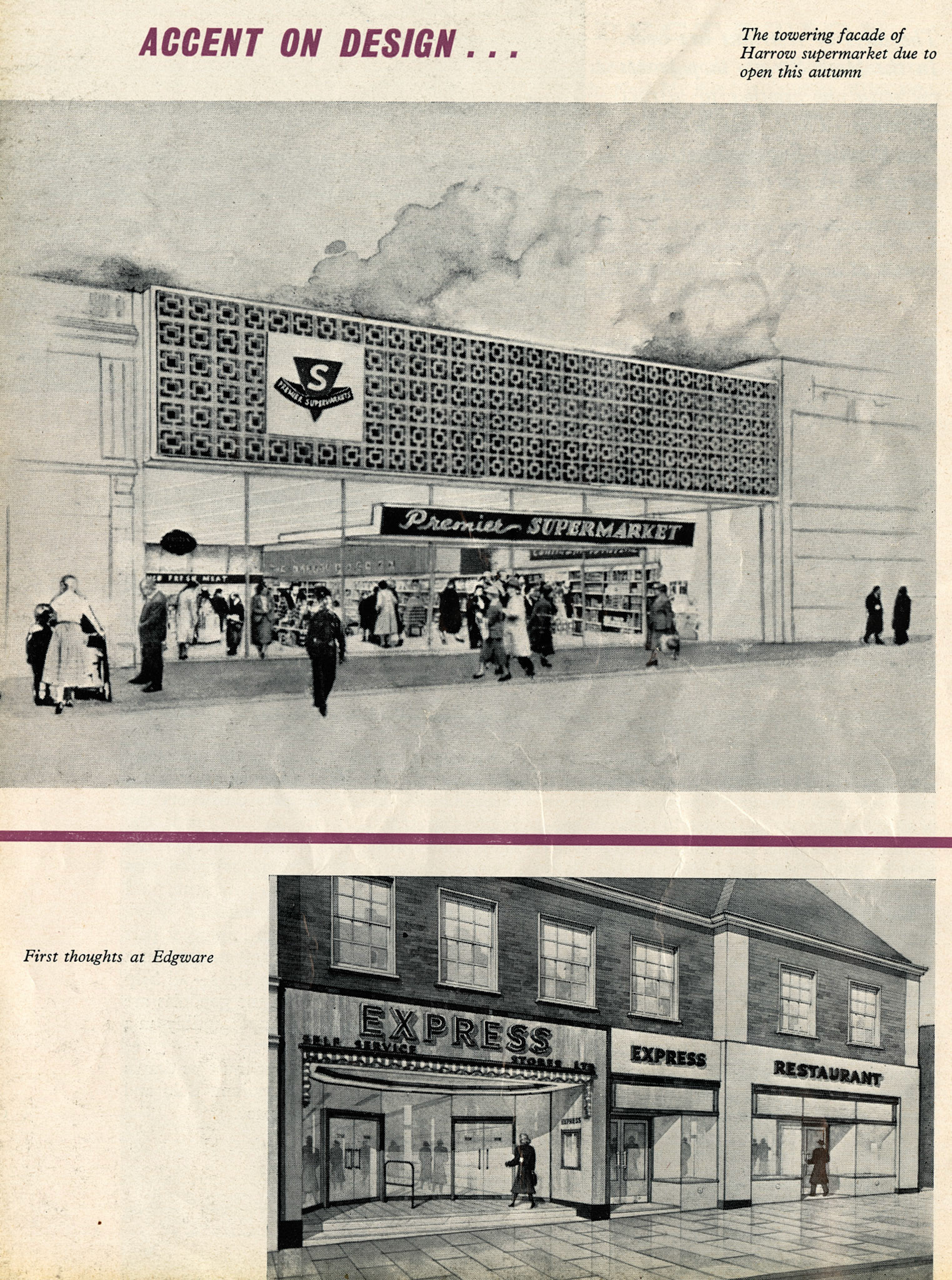 1959 New designs for retail stores
