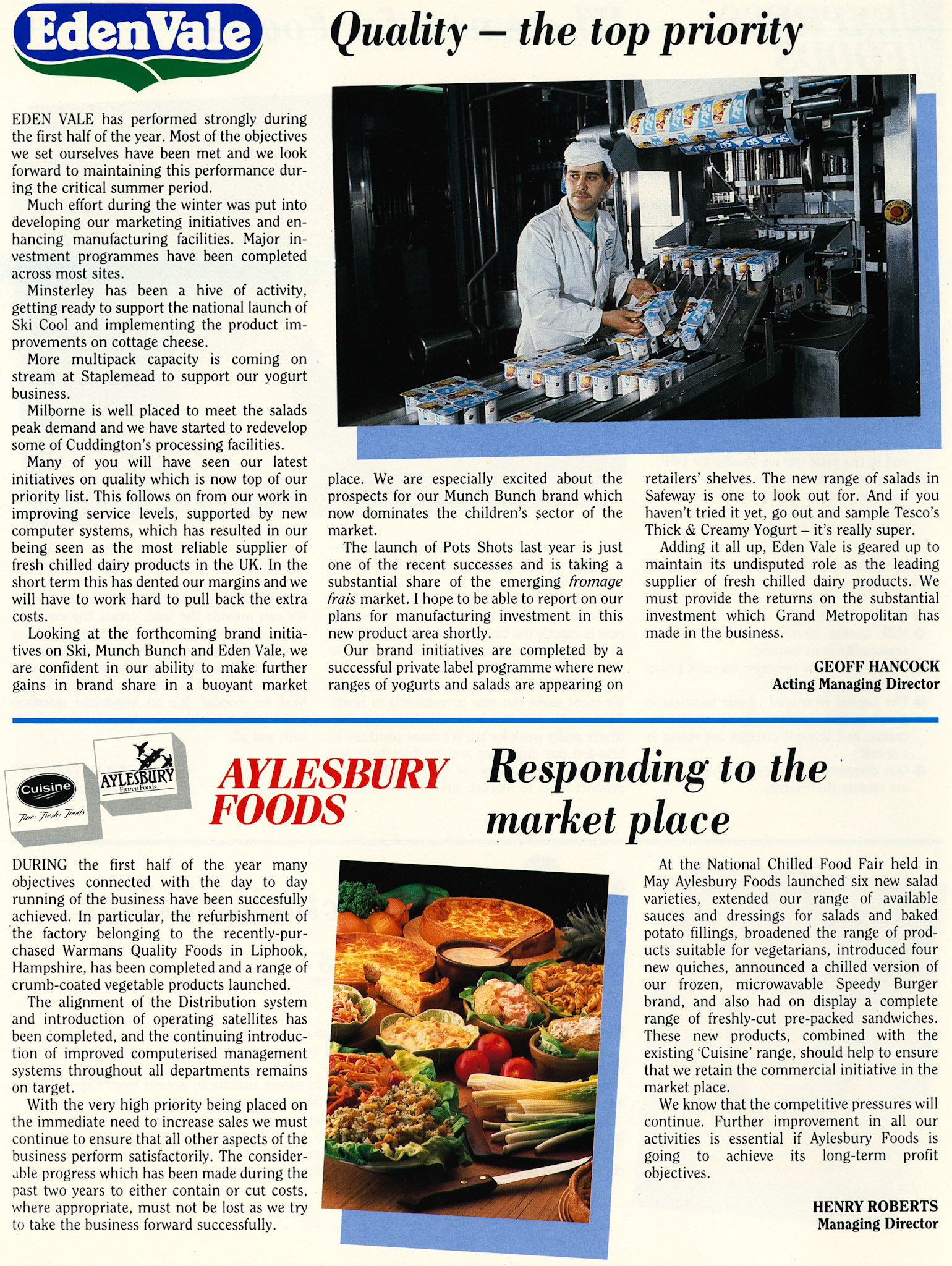 1988 EFG Half-Yearly report August. Page 5.