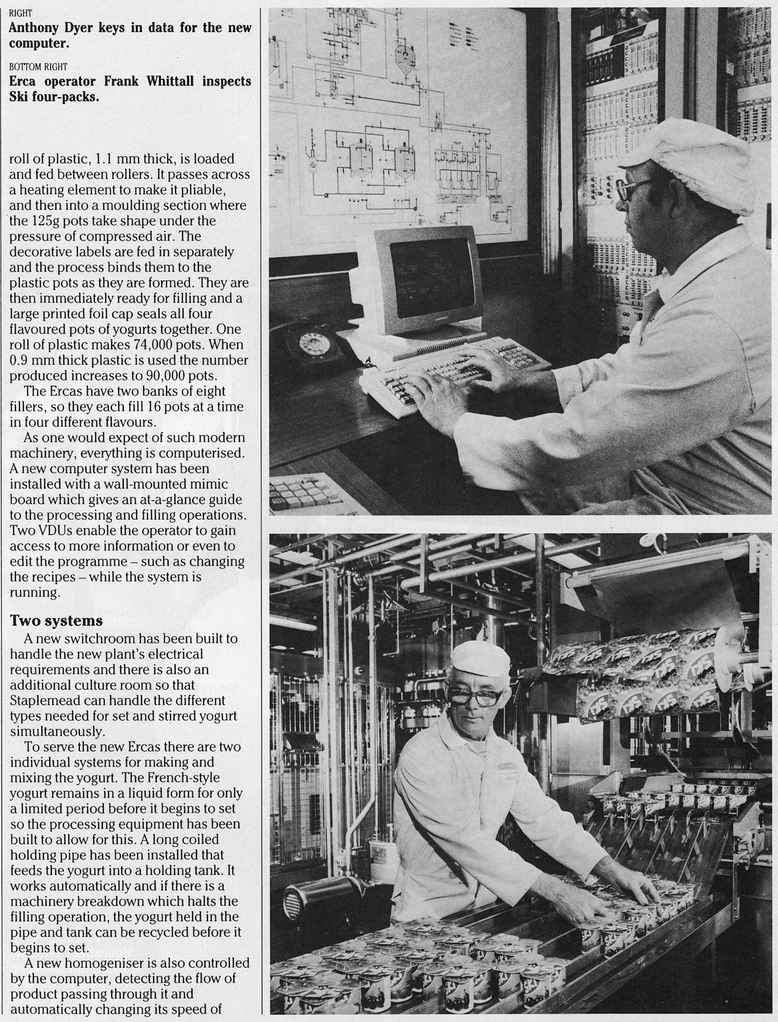 1986 Anthony Dyer and Frank Whittall at Cuddington