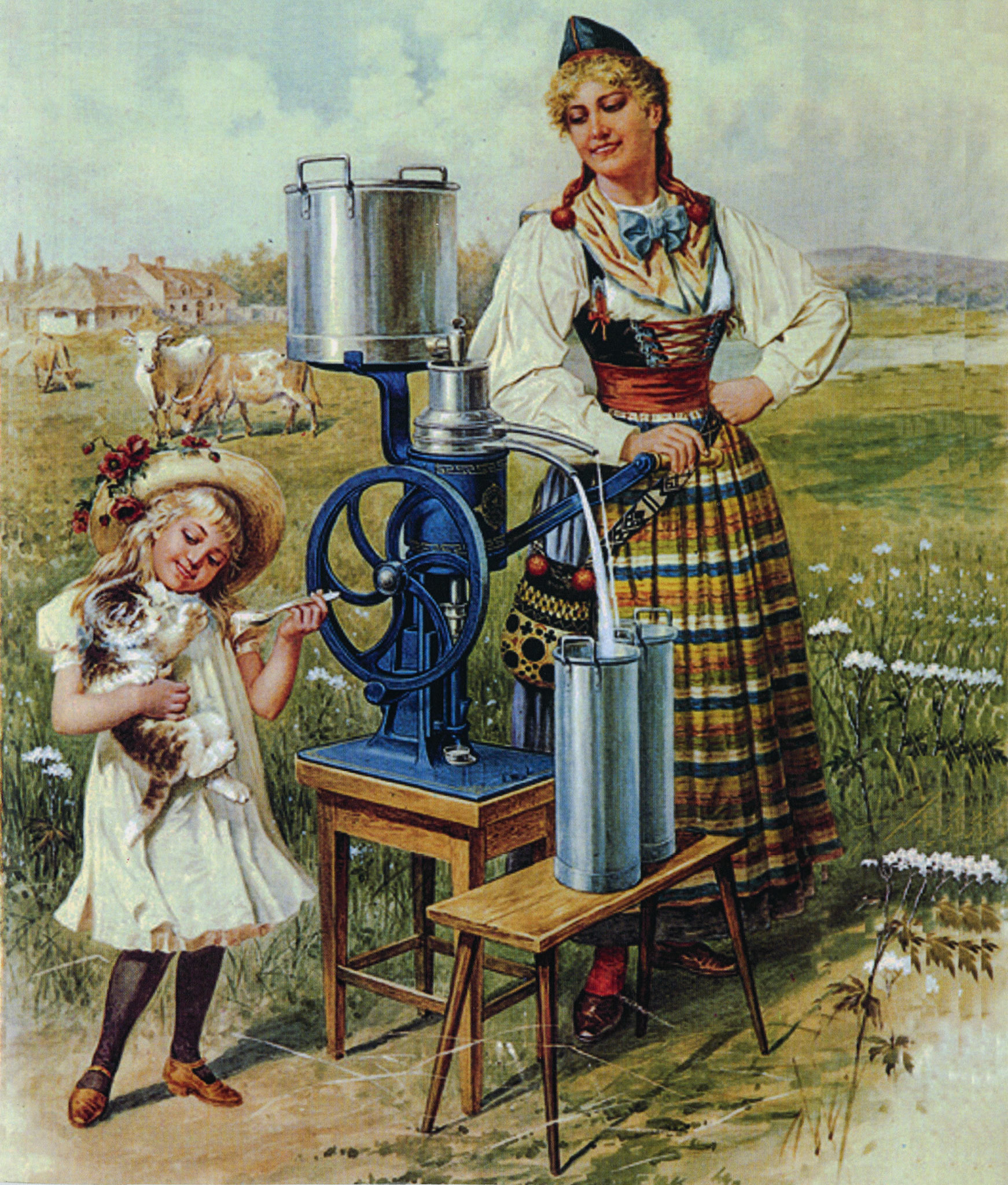 1900's Laval Cream Separator, rights purchased by Sir George Barham in 1885. (Courtesy Camden Society)