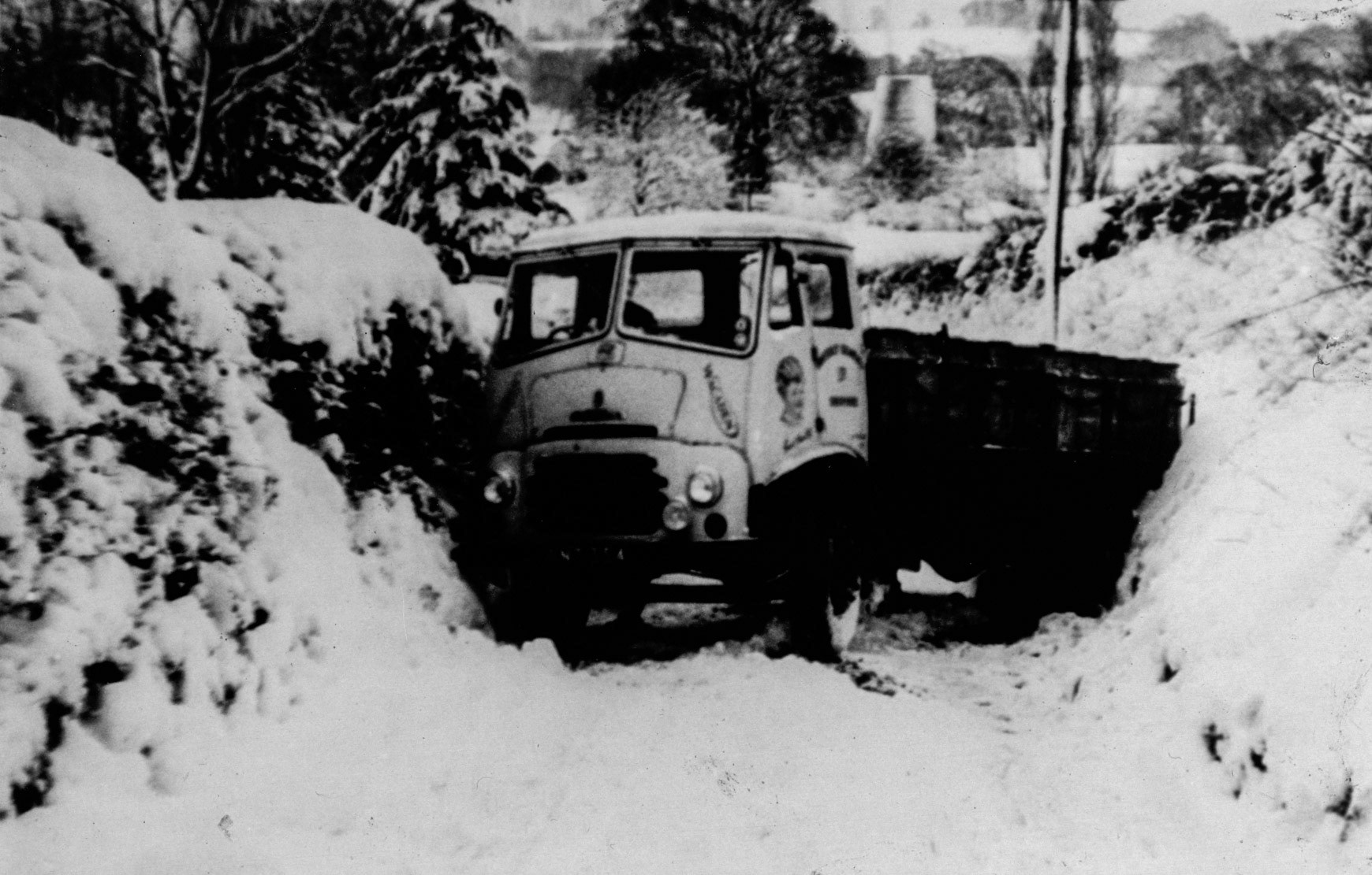 1962 Minsterley winter. Also published in 1962 Spring Express News (Courtesy Joe Lyons)
